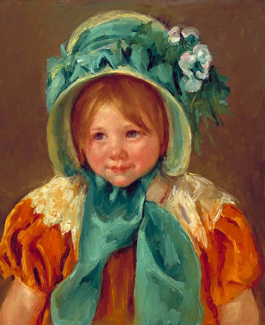Sara with the Green Bonnet
