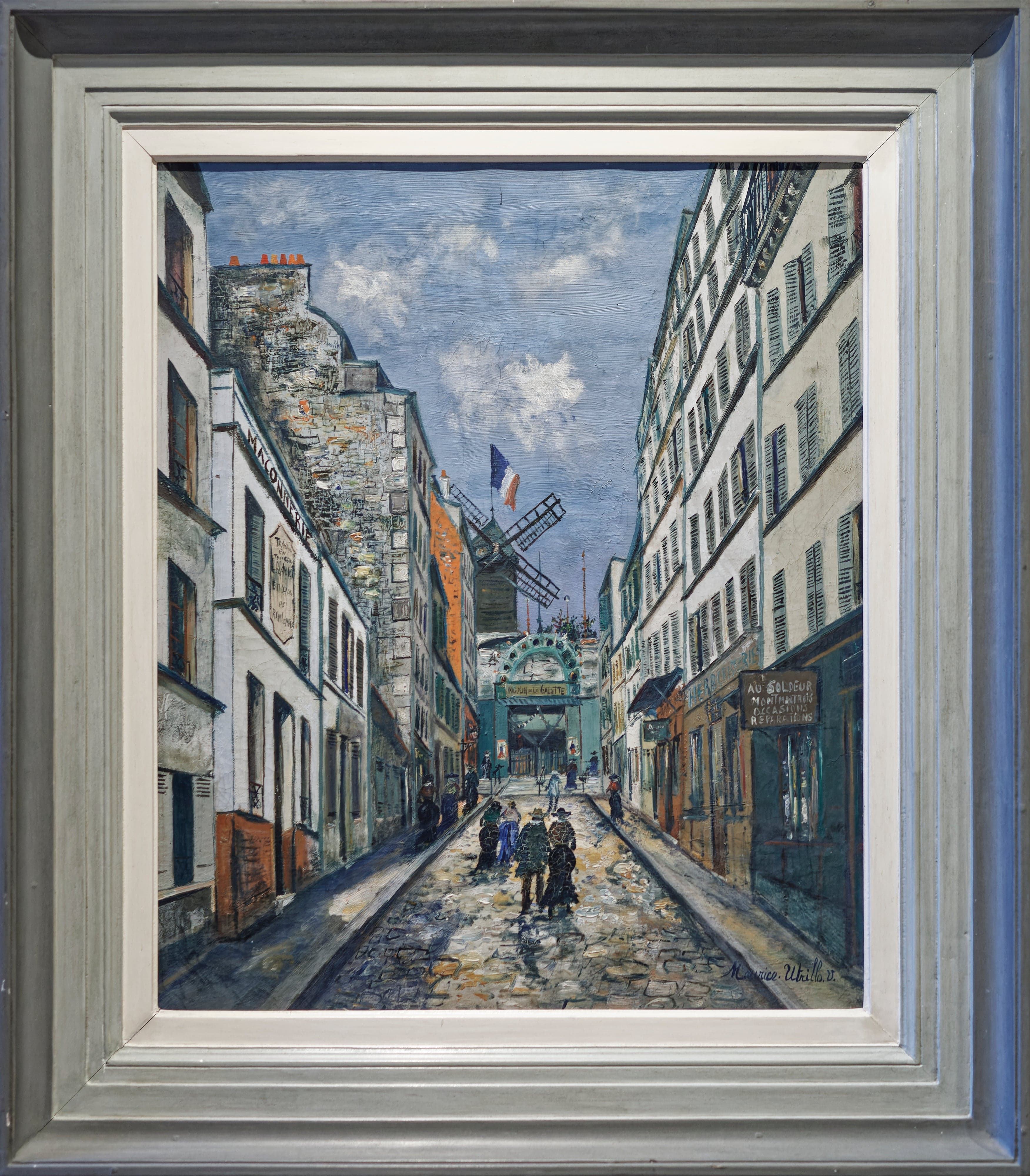 Rue Lepic, le moulin de la Galette