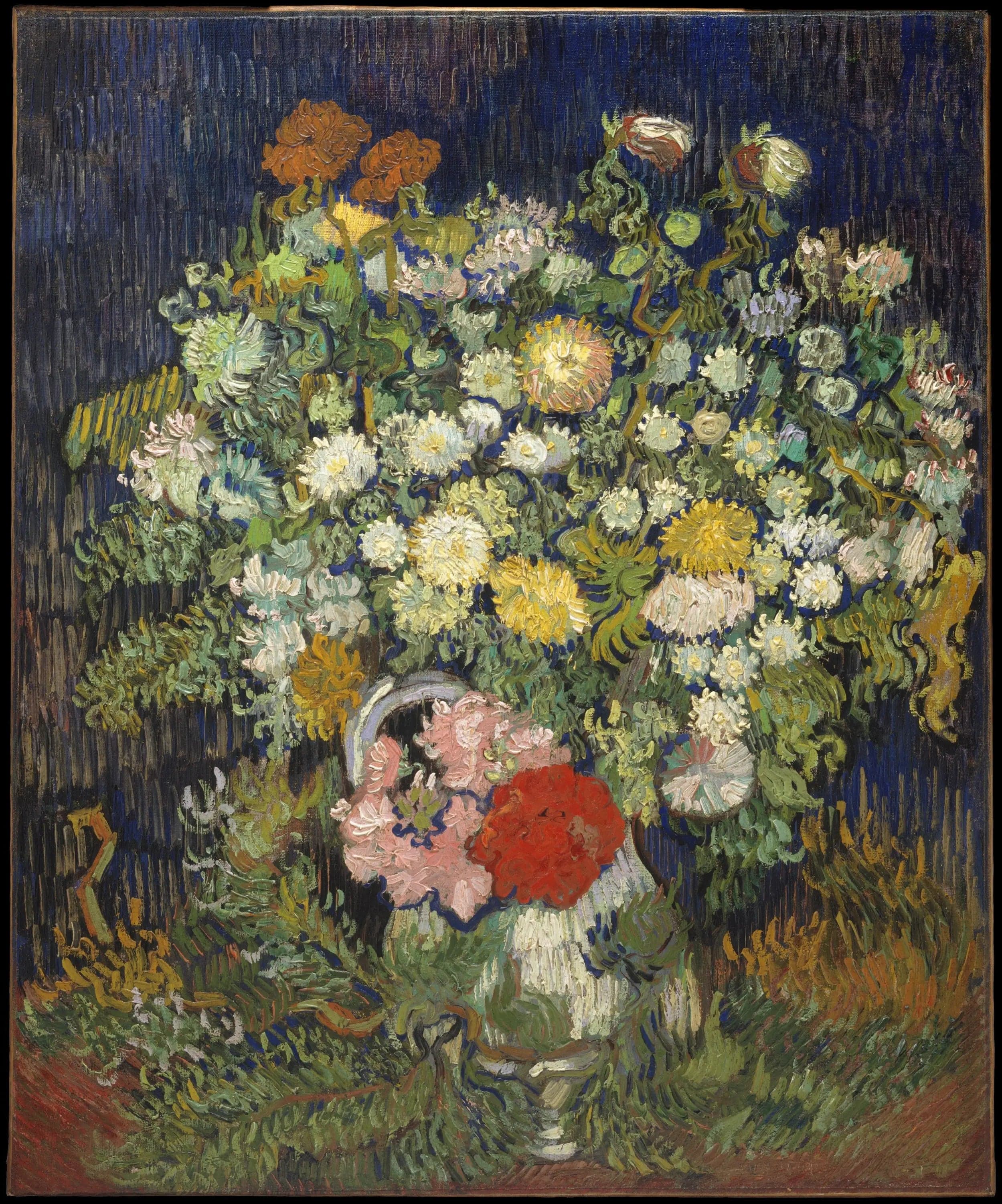 Bouquet of flowers in a vase