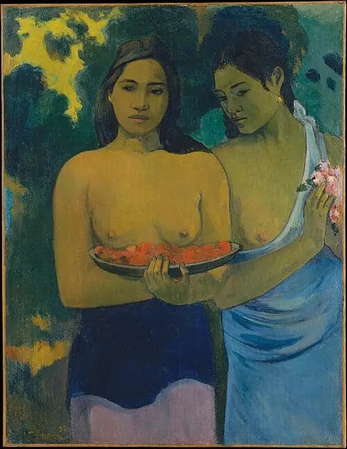 The Breasts with Red Flowers