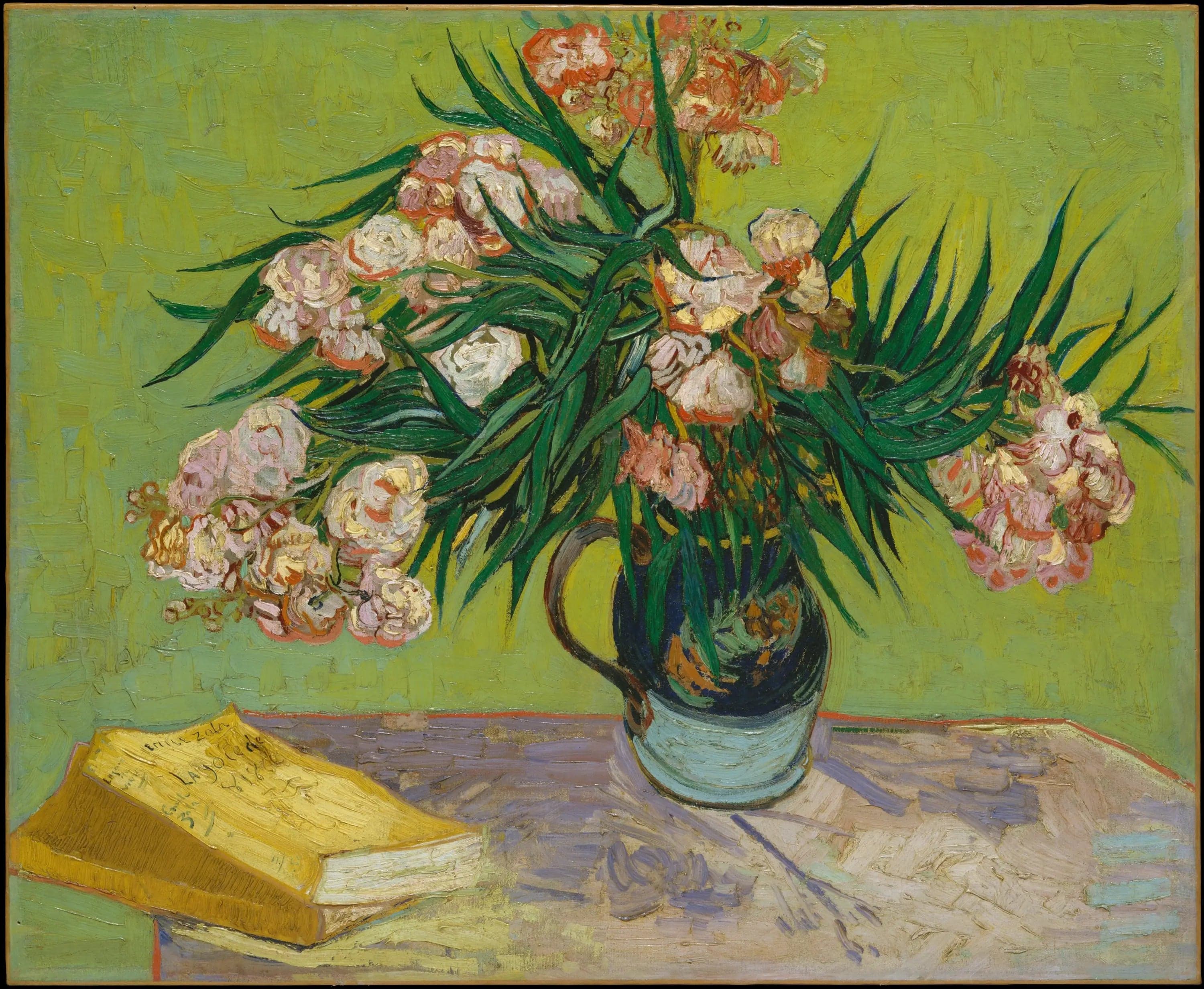Vase with Pink Laurels