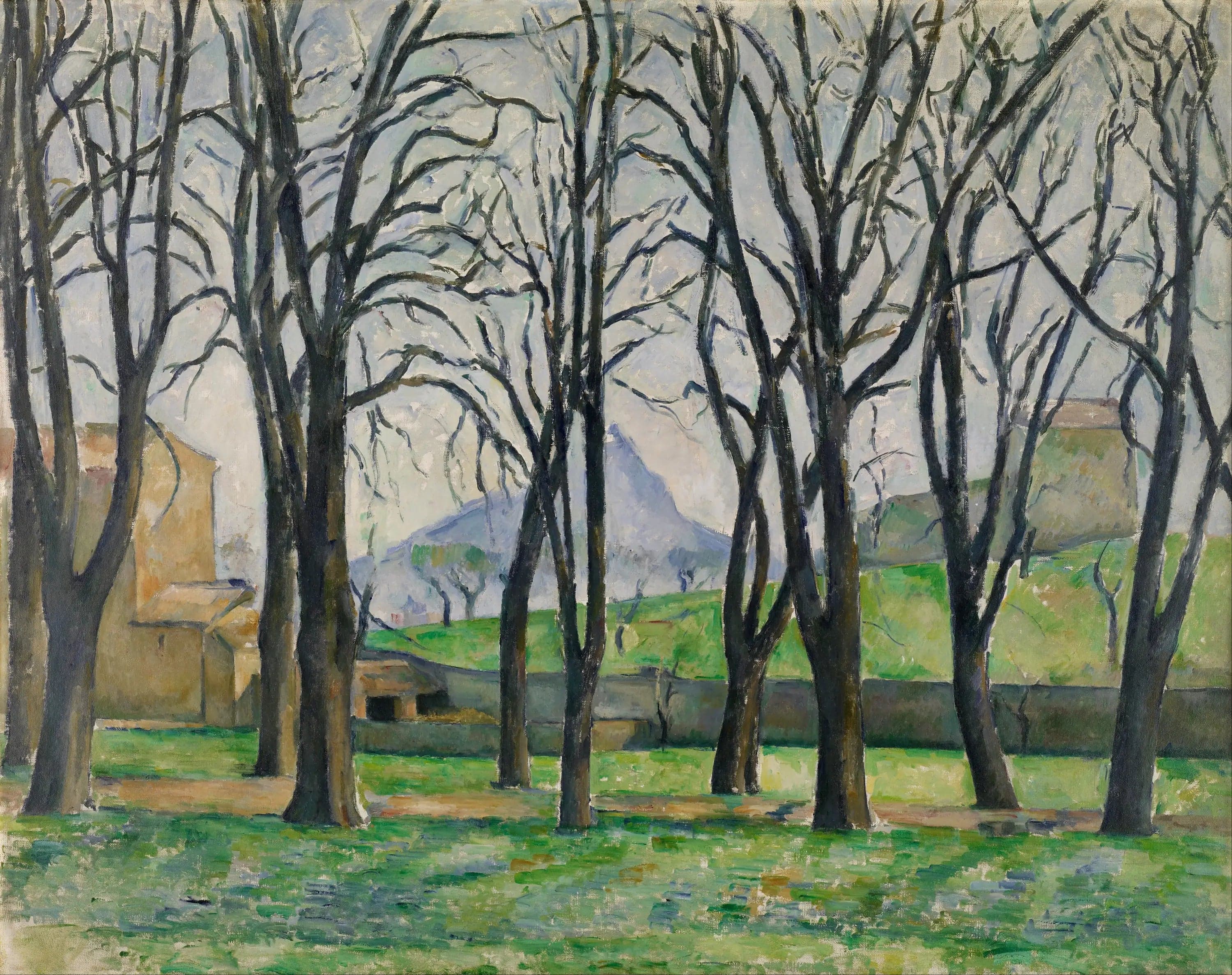 The Chestnut Trees of Jas de Bouffan in Winter