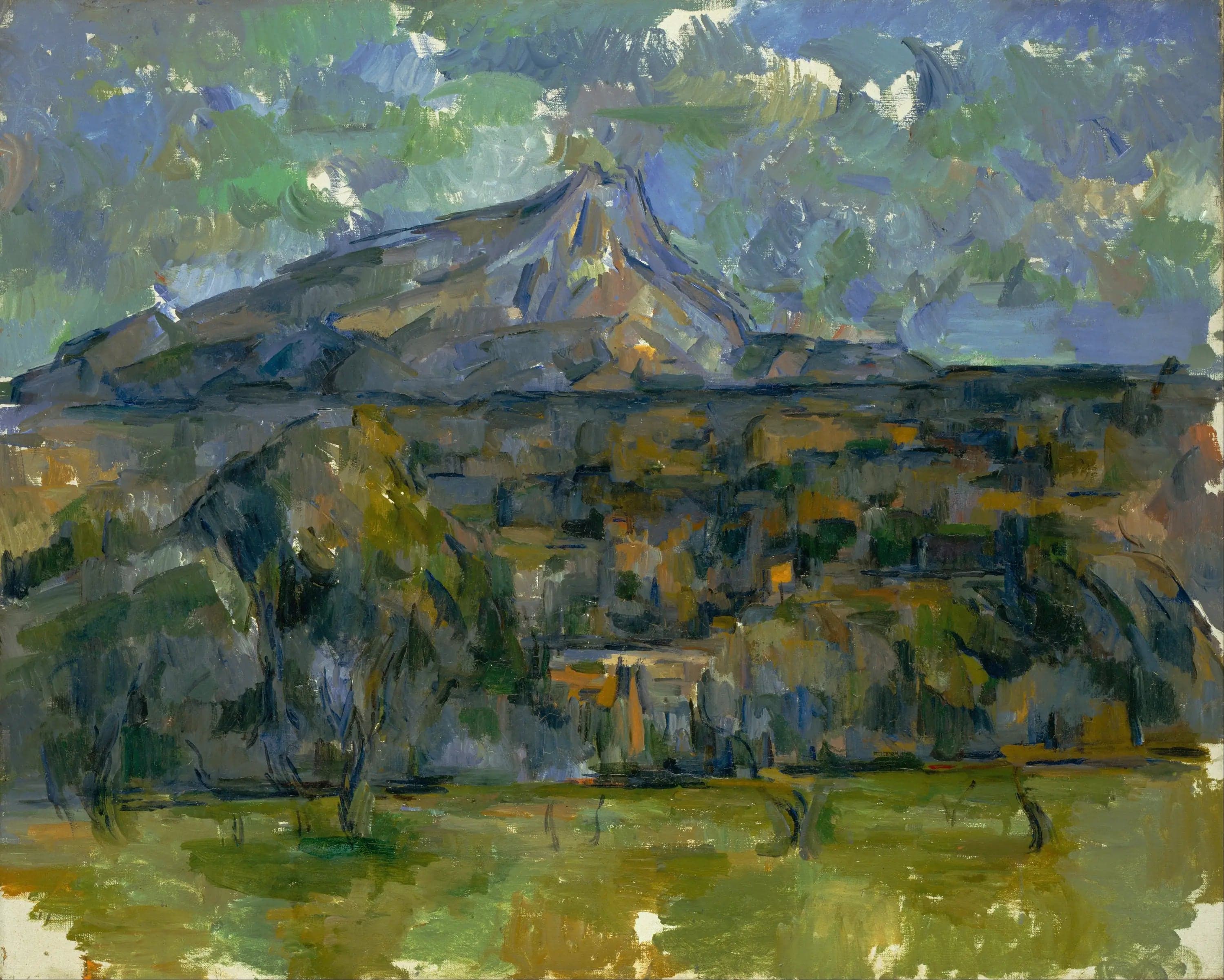 The Mont Sainte-Victoire seen from Les Lauves