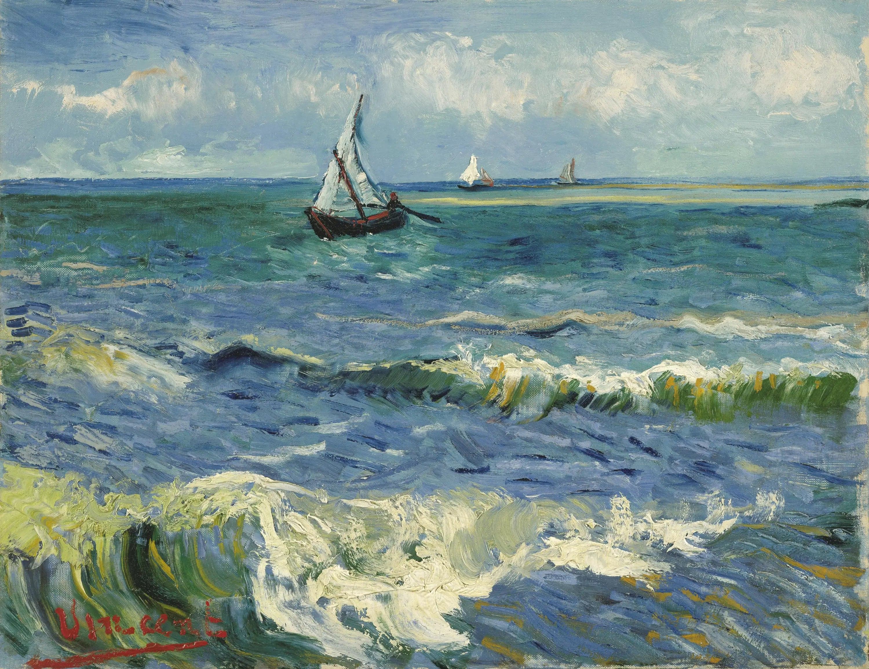 Seascape near Saintes-Maries-de-la-Mer