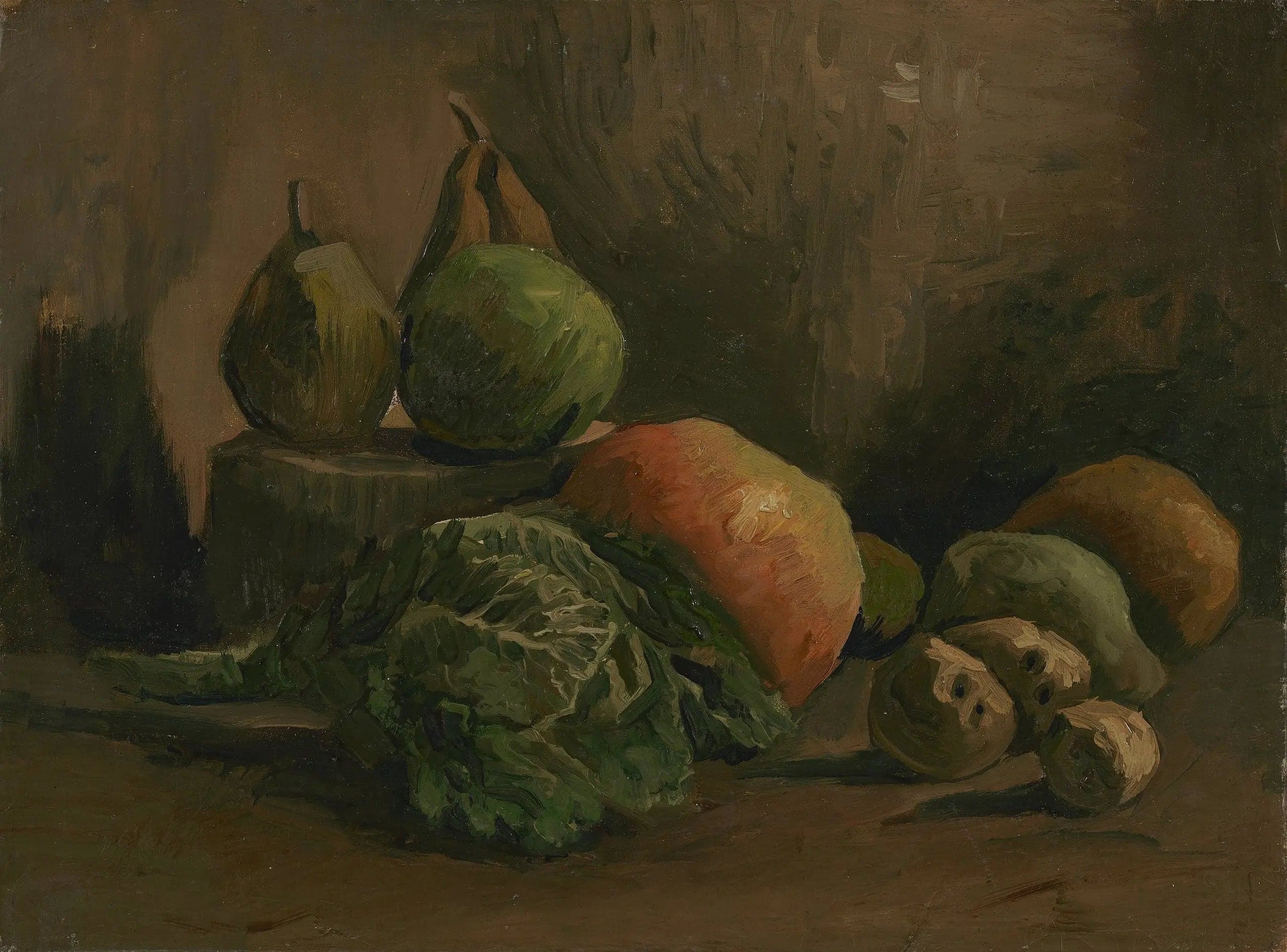 Still Life with Vegetables and Fruits