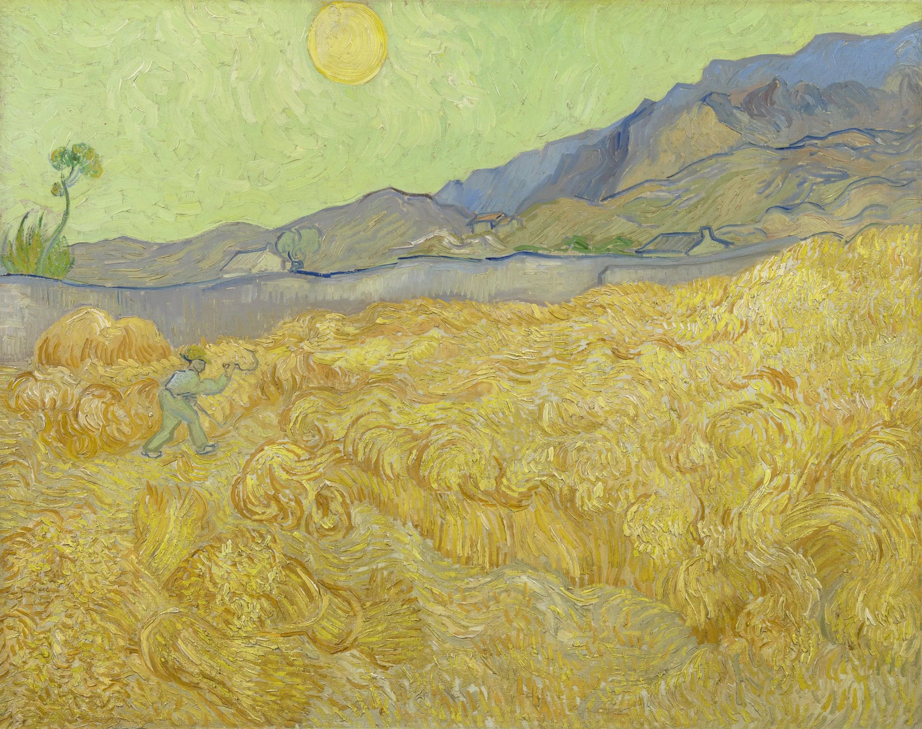 Wheat Field with a Reaper