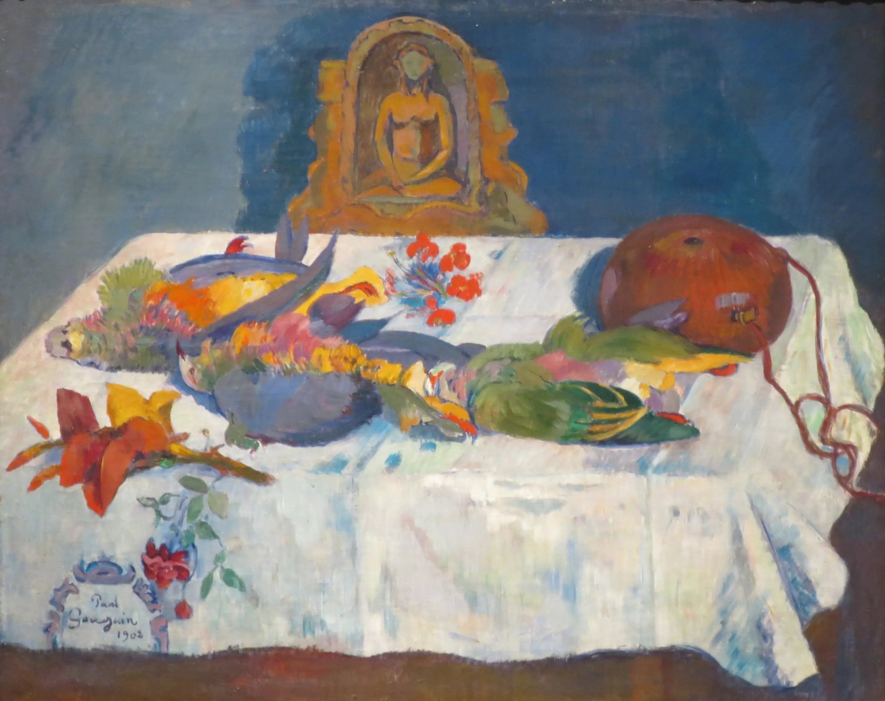 Still Life with Exotic Birds II