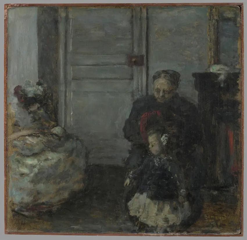 Interior, Woman and Children