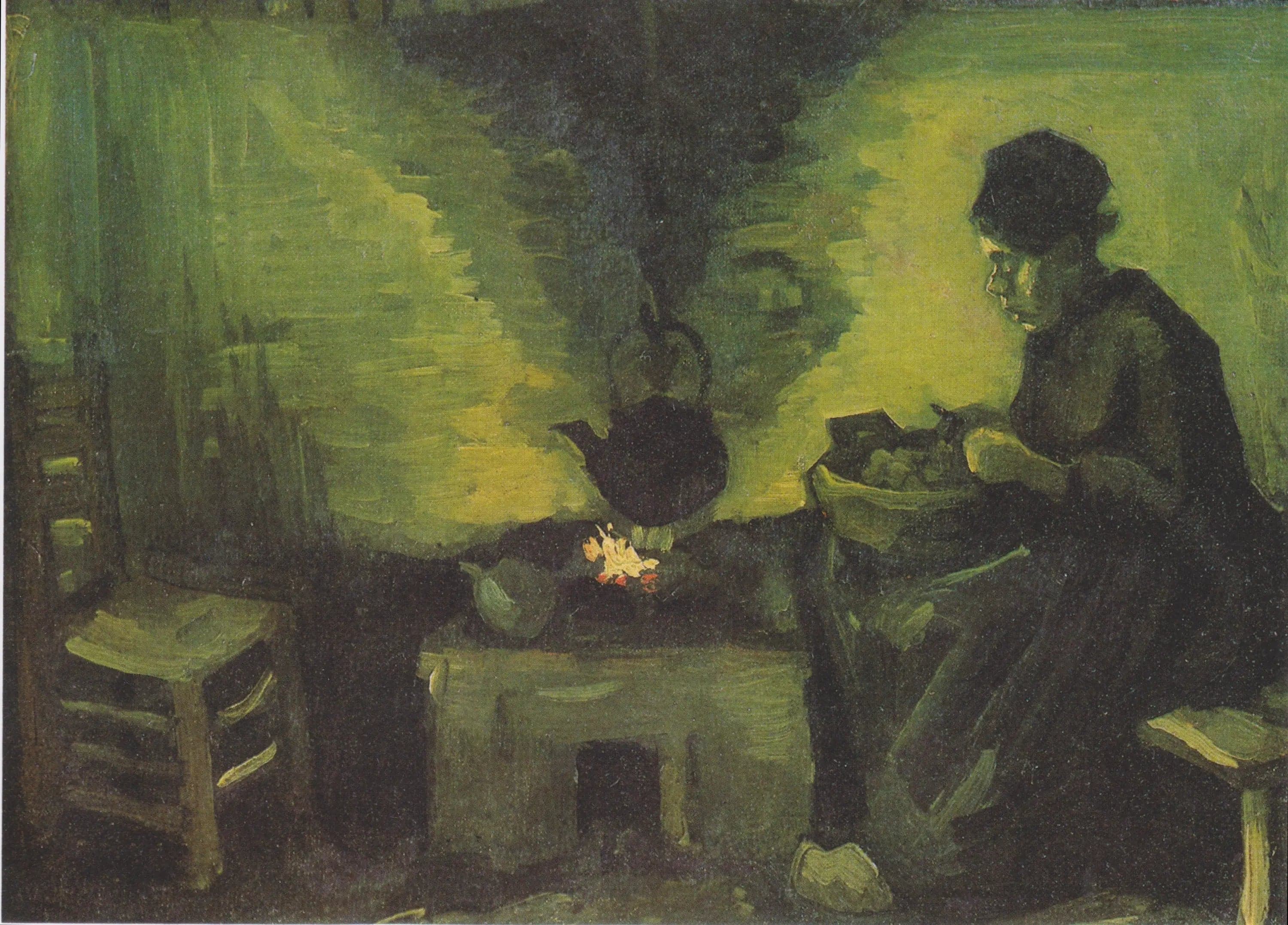 Peasant Woman by the Hearth