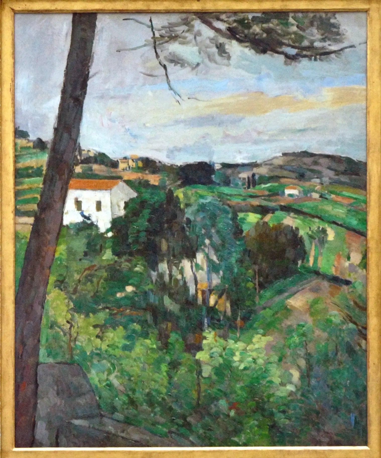 Landscape with Red Roof