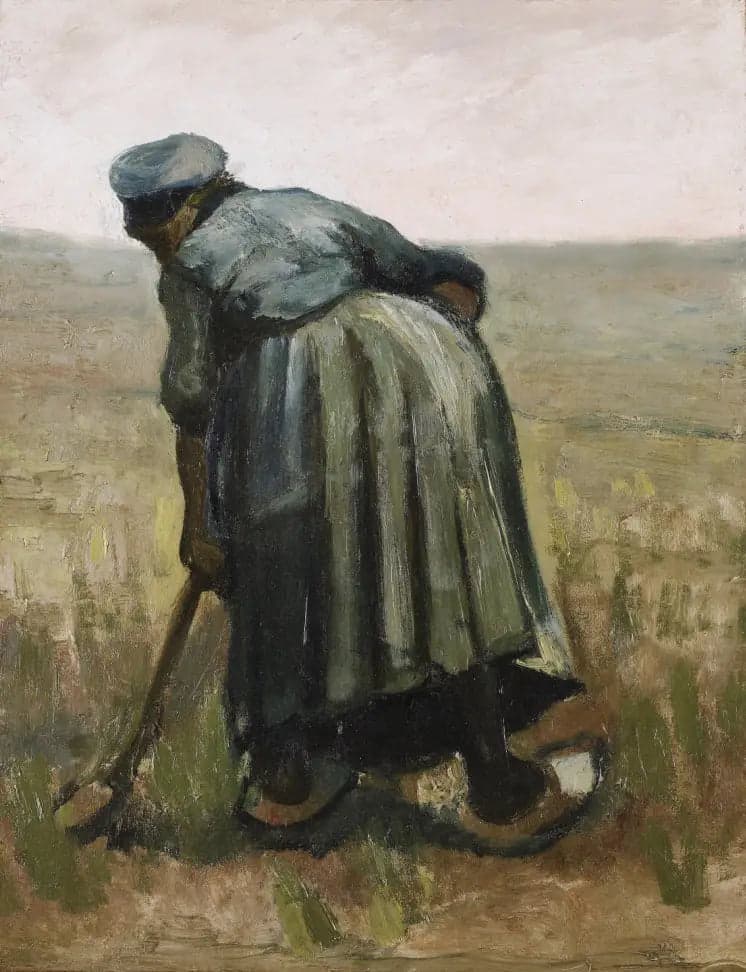 Woman with a Spade, Seen from Behind