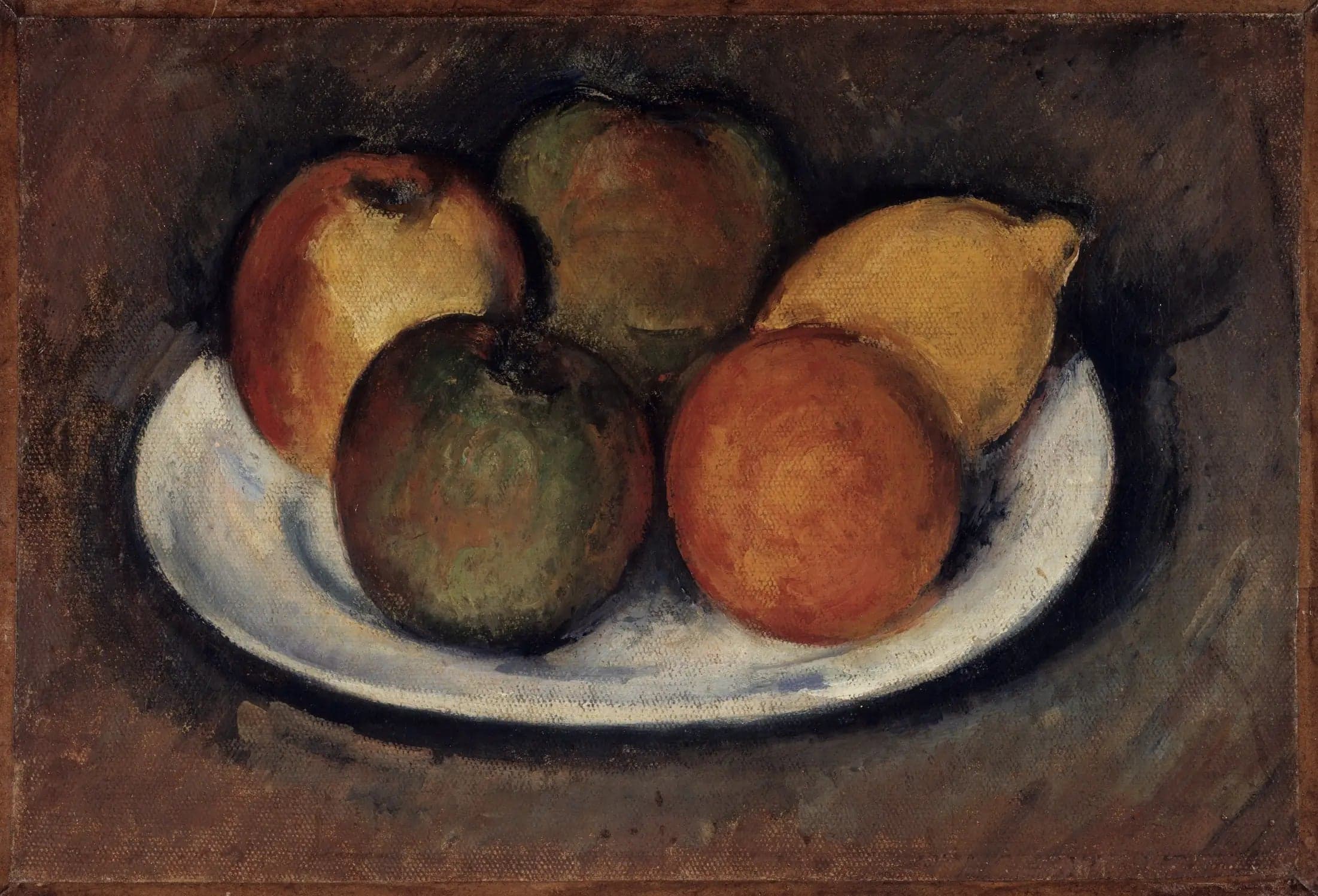 Apples, orange and lemon