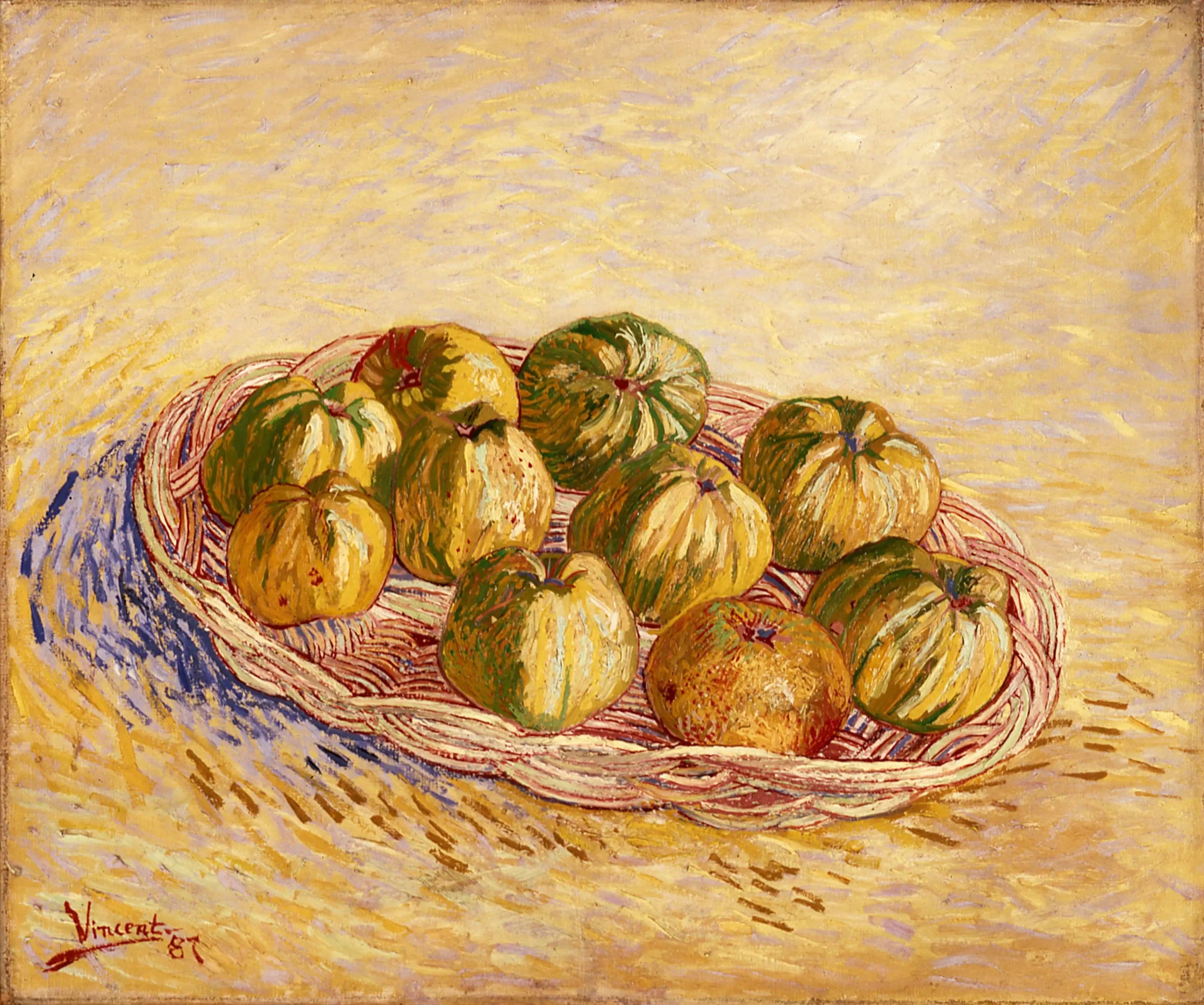 Still Life, Basket of Apples