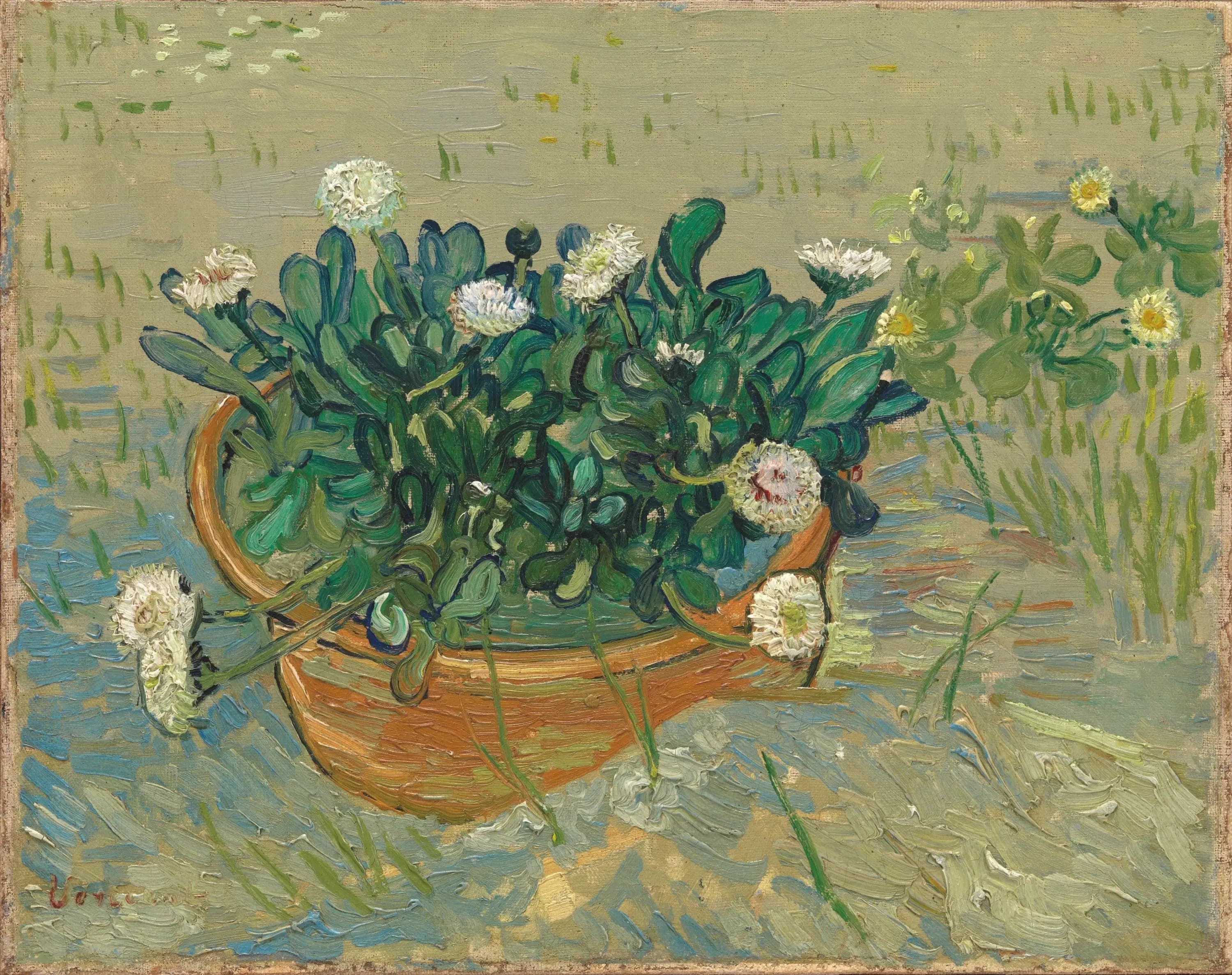 Still Life: Bowl with Daisies