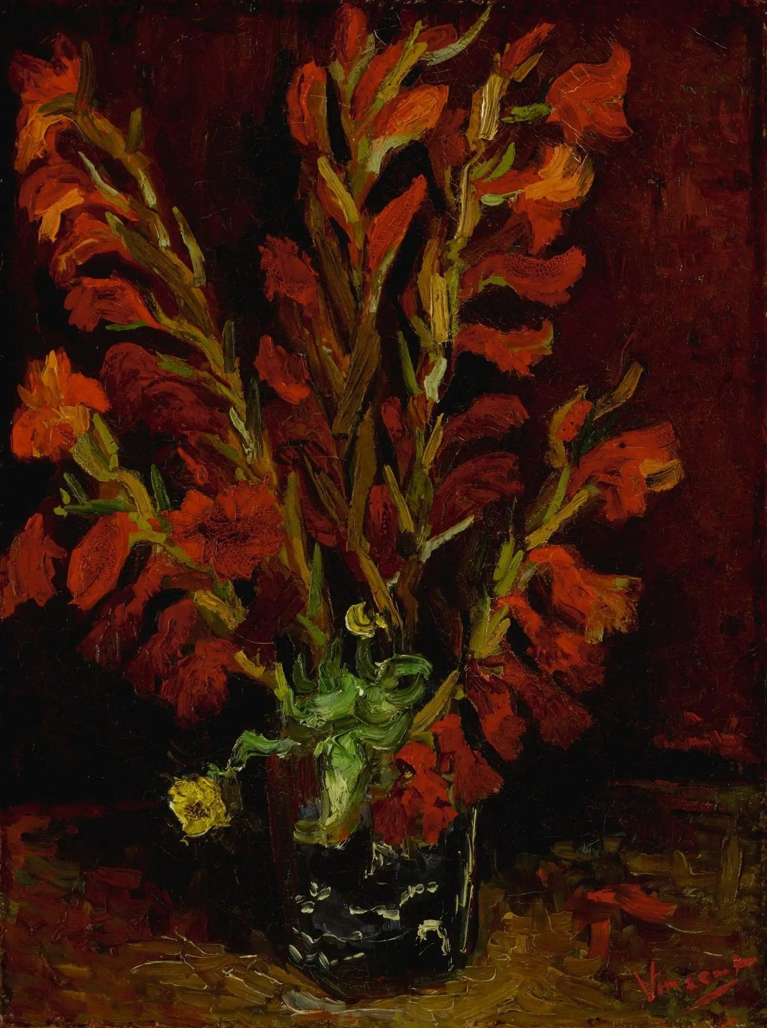 Still Life: Vase with Gladioli