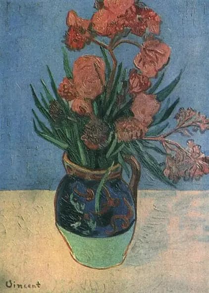 Vase with Pink Laurels