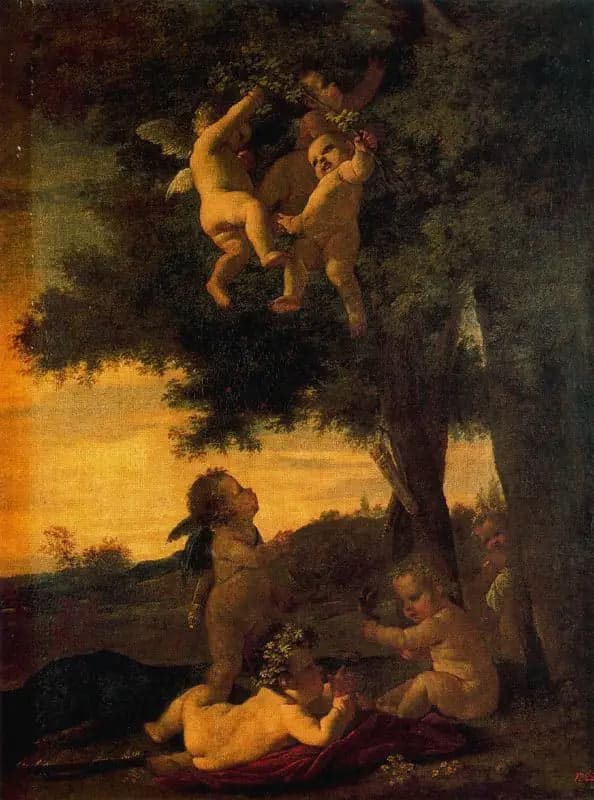 Children's Games and Putti
