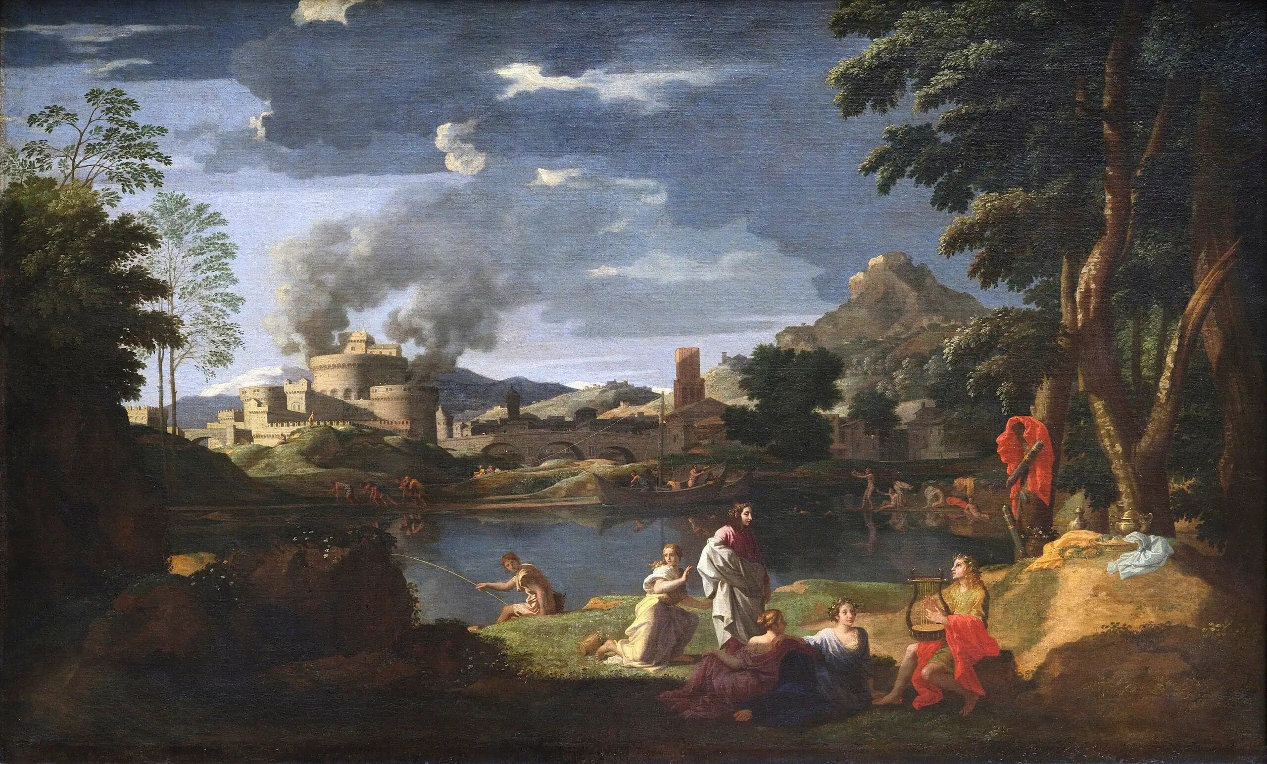 Landscape with Orpheus and Eurydice