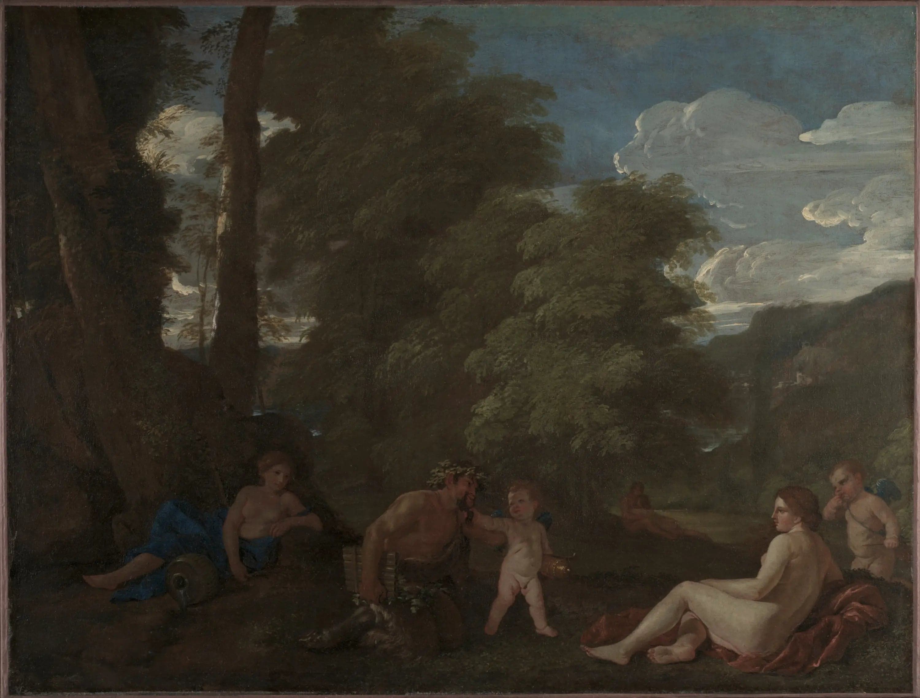 Landscape with a Nymph and a Satyr