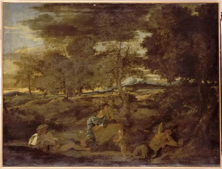 Landscape with the Sleeping Satyr