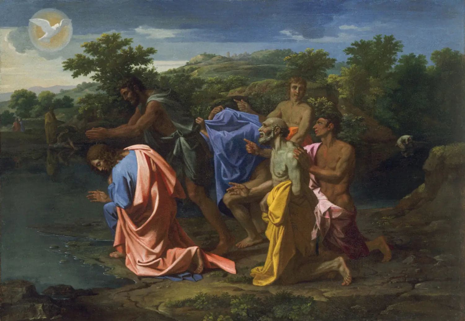 Saint Jean baptizing the Christ