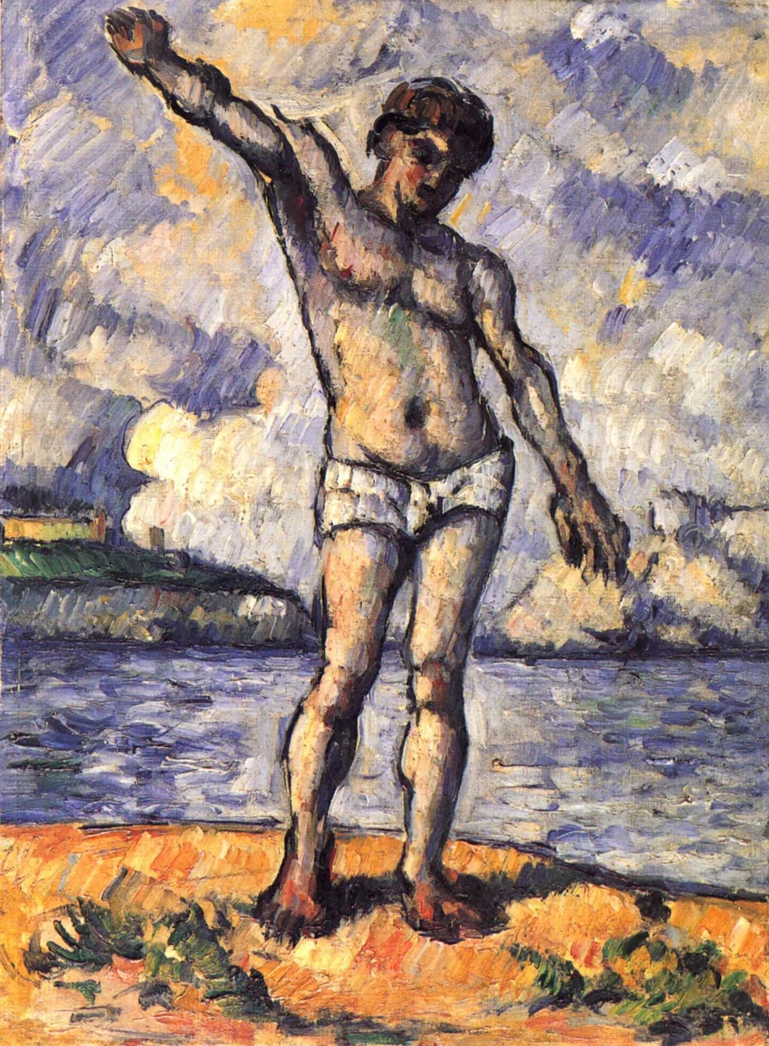 Bather with Outstretched Arms