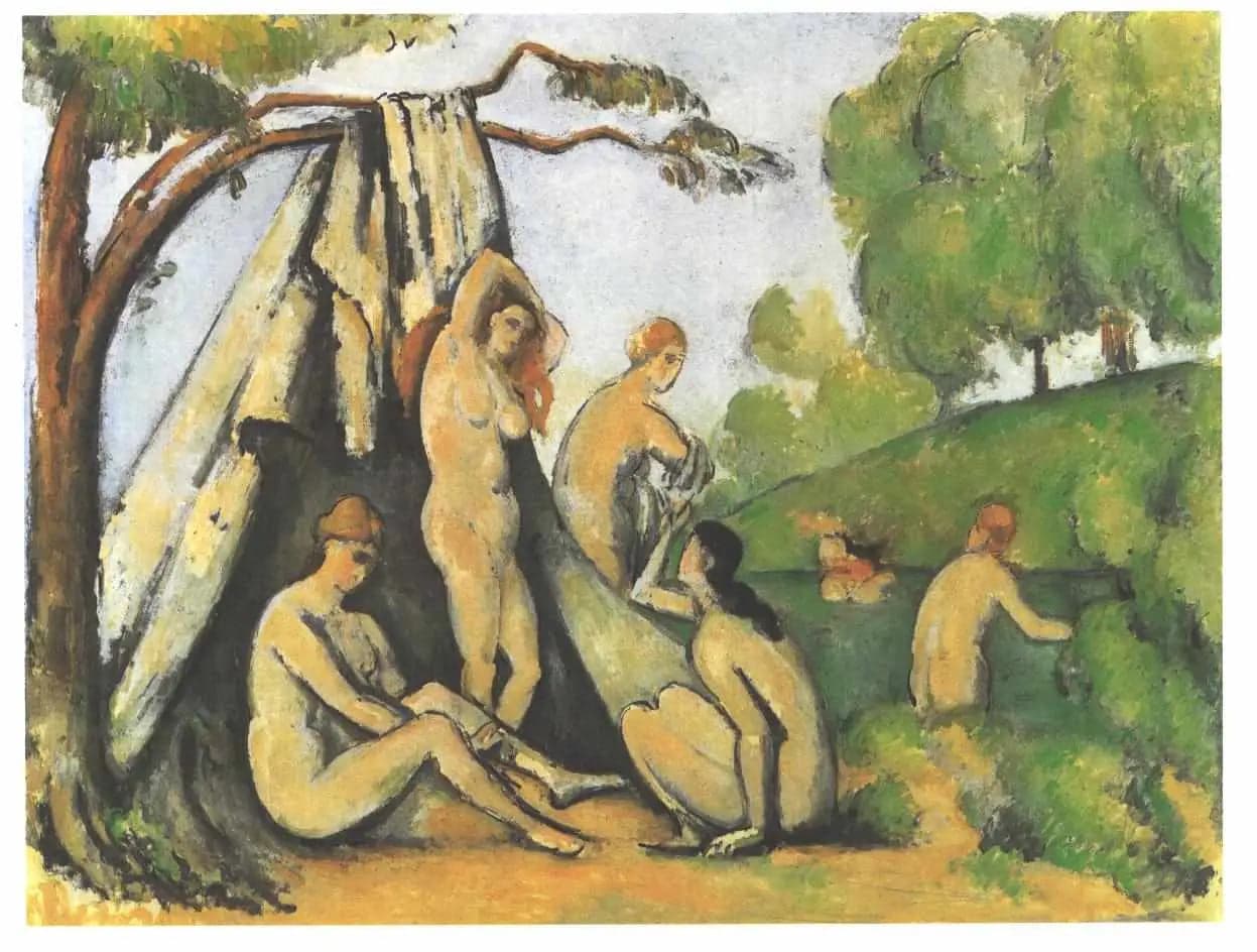 Bathing Women in Front of the Tent