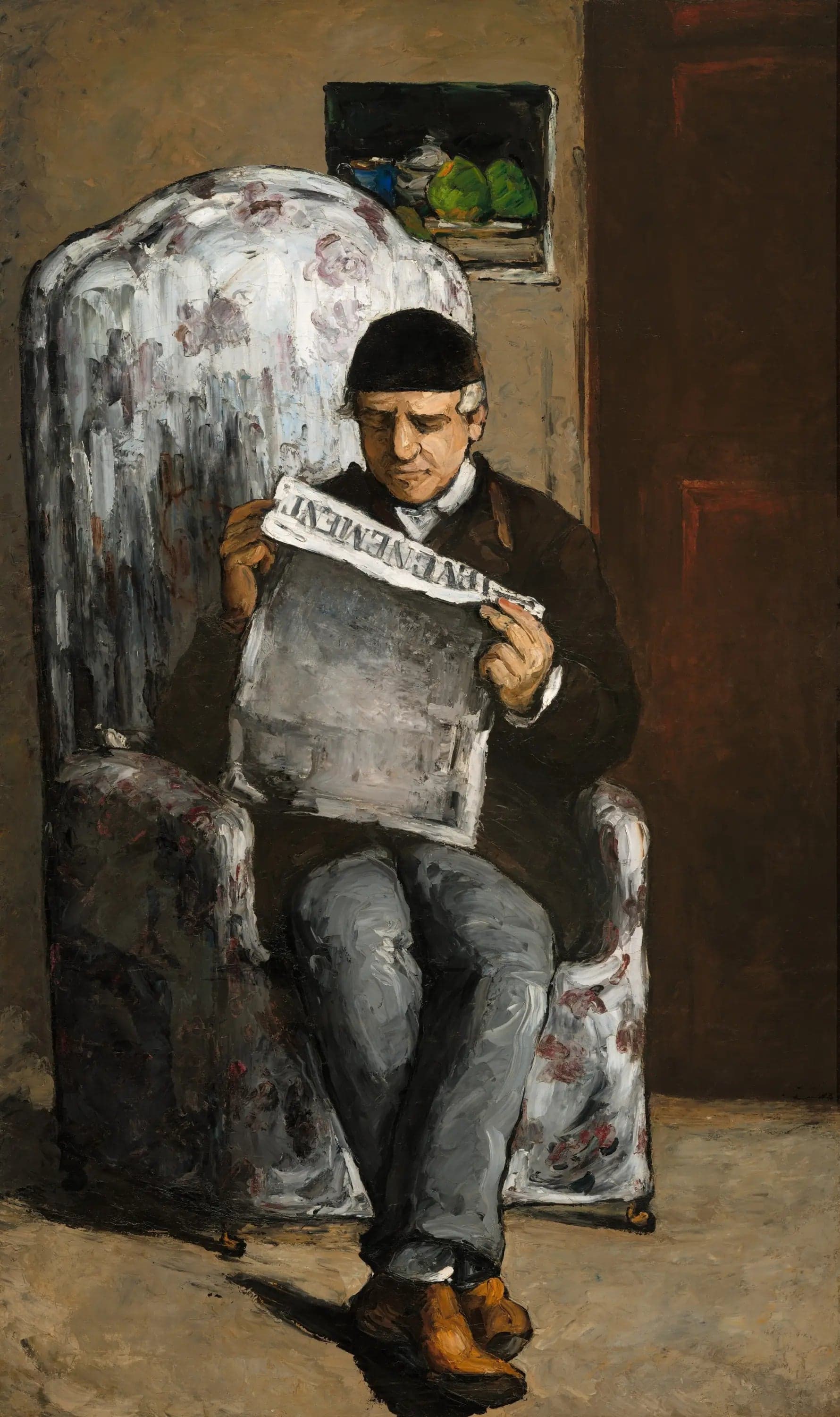 Father of the Artist Reading the Newspaper