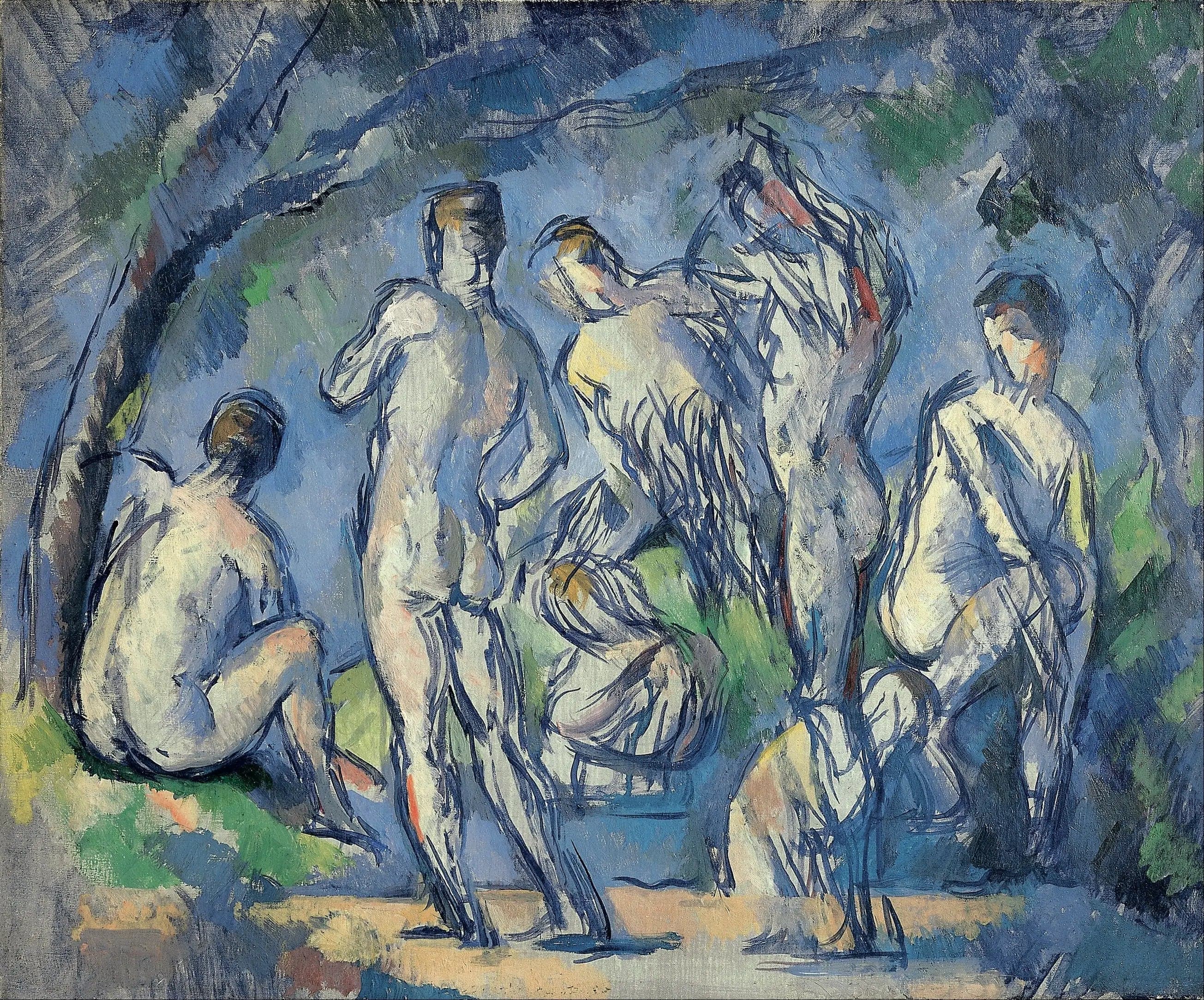 Group of Seven Bathers