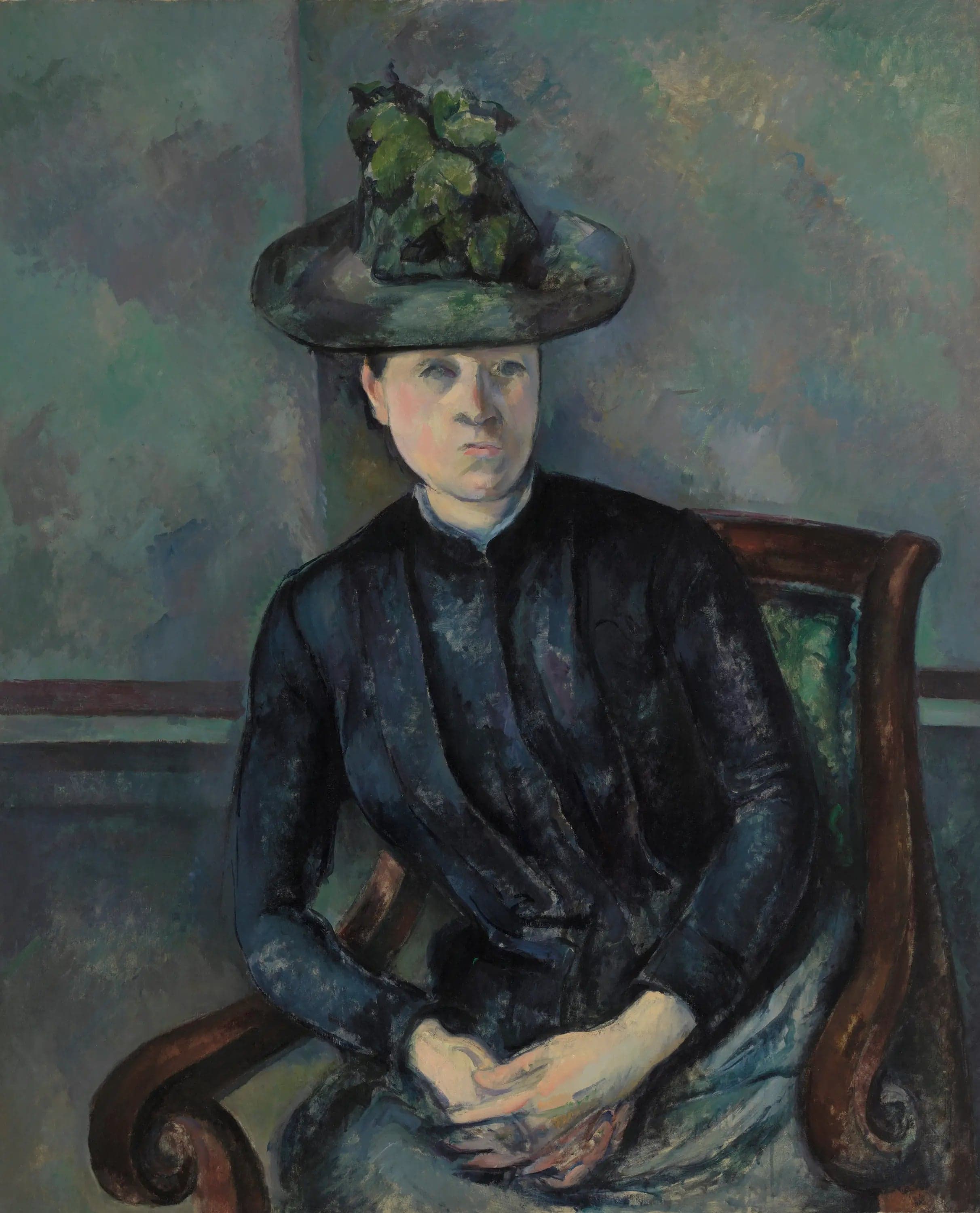 Madame Cézanne in the Green Hat