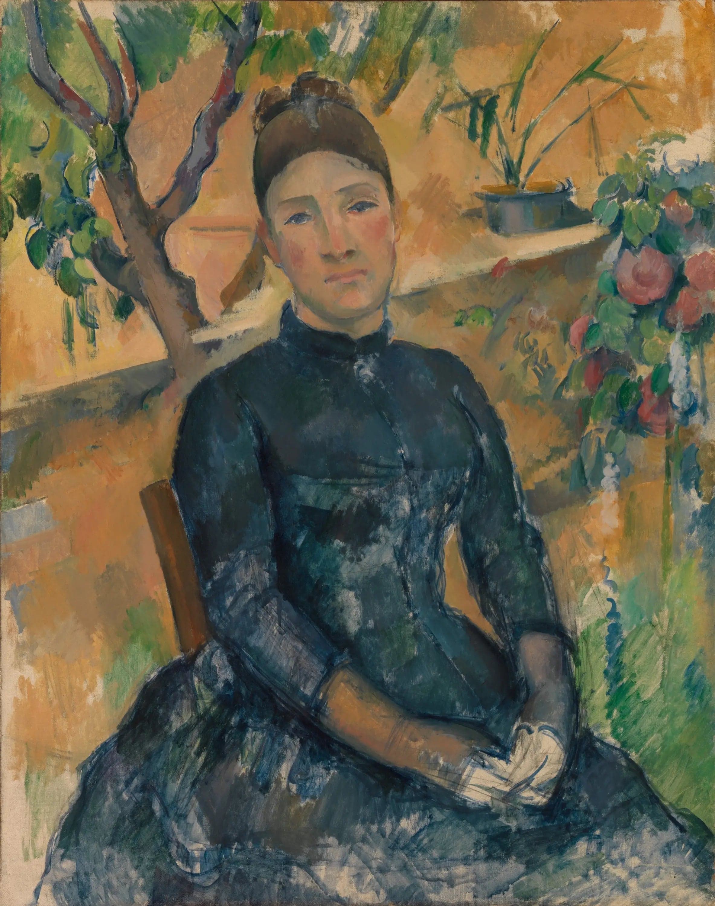 Madame Cézanne in the Greenhouse