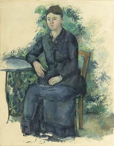 Madame Cézanne in the garden
