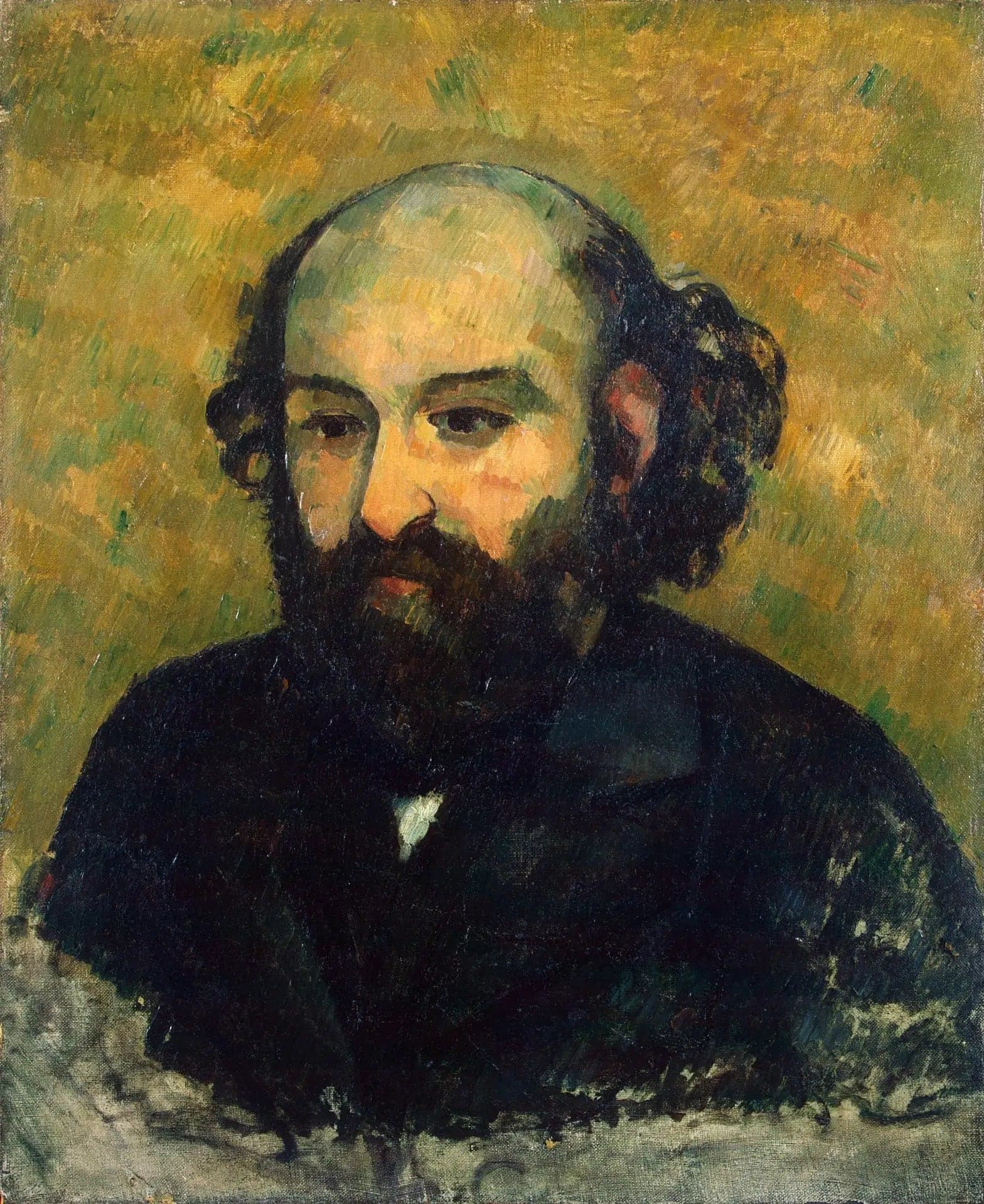 Portrait of Cezanne, after Renoir