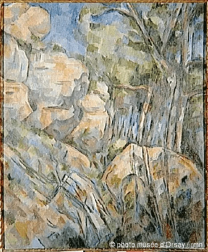 Rocks near the caves above Château Noir