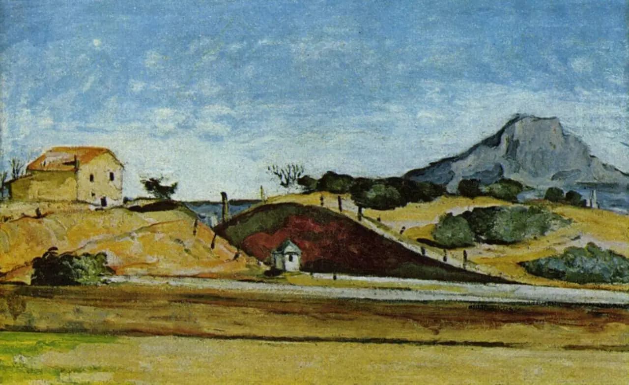 The Trench with Mont Sainte-Victoire