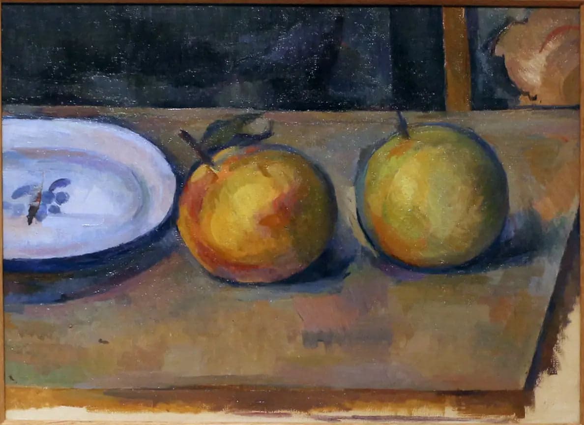 Two Apples on a Table