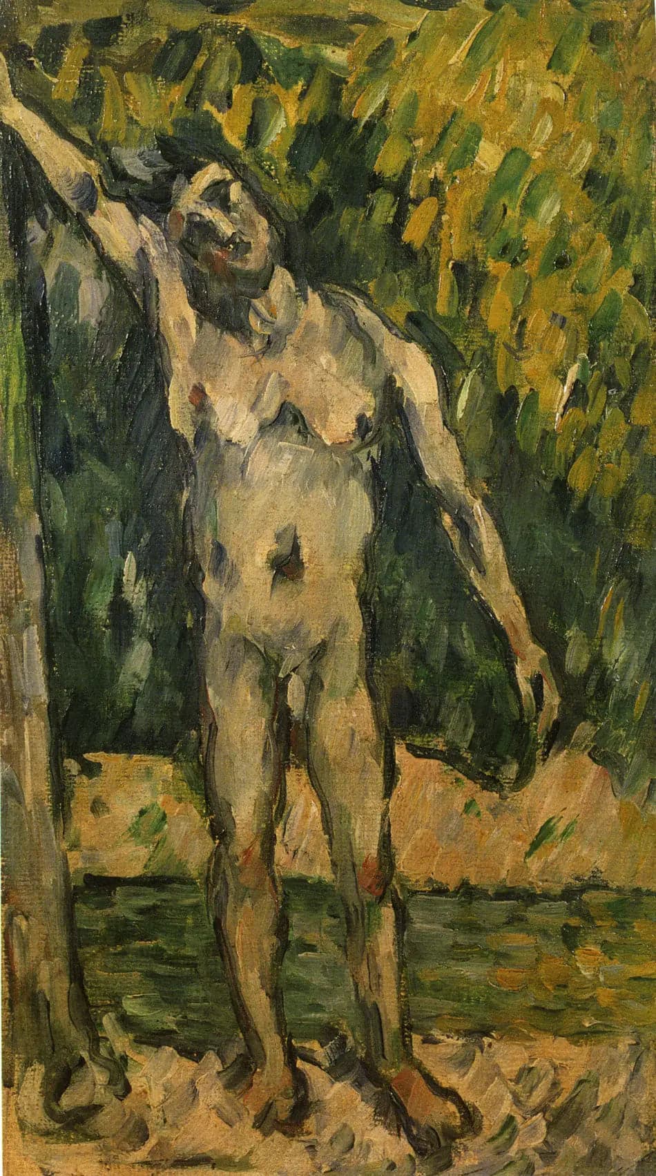 Young Male Bather Nude