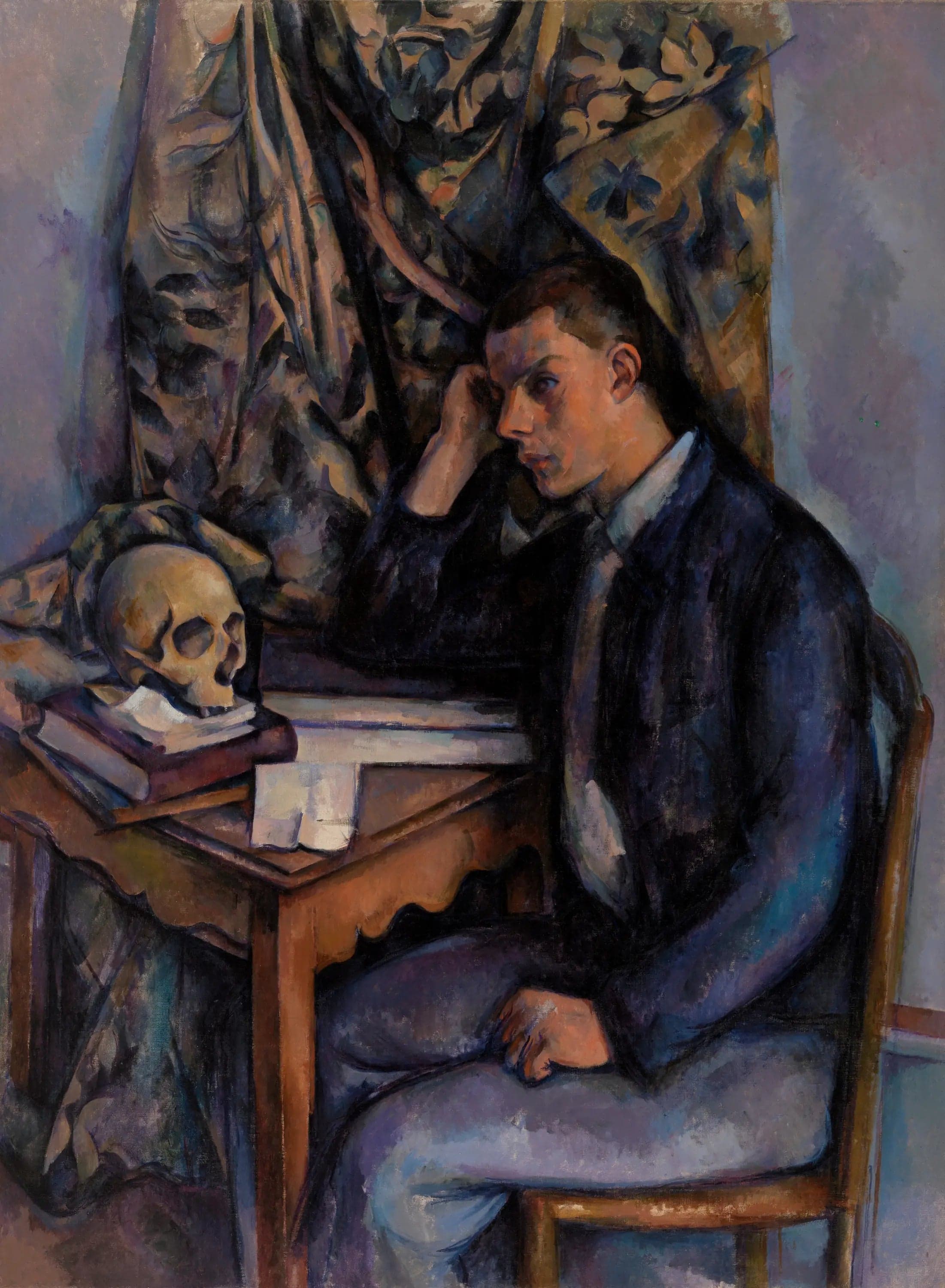 Young Man with a Skull