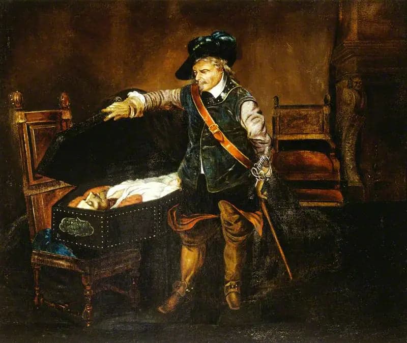Cromwell Contemplating the Body of Charles I