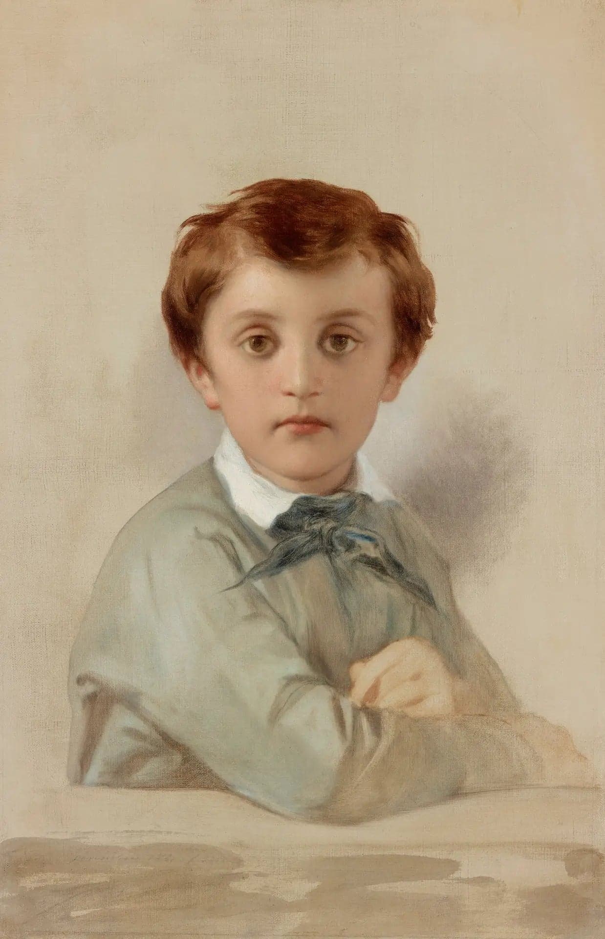 Portrait of Philippe-Gregoire Delaroche, youngest son of the artist