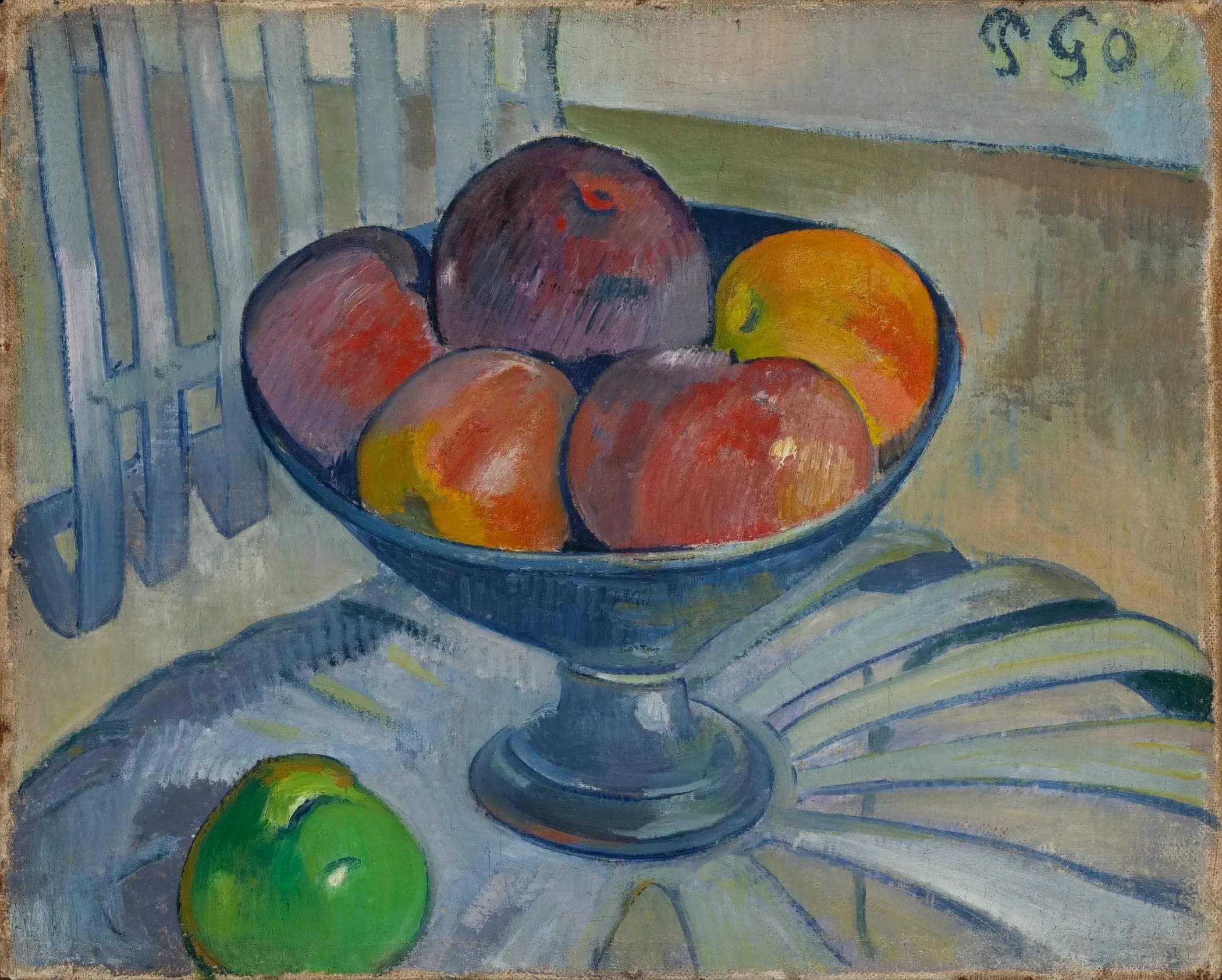 Fruit Bowl on a Garden Chair