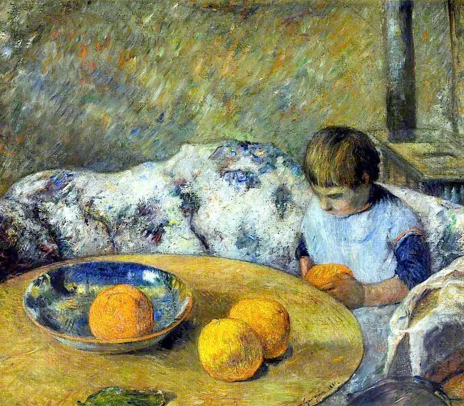 Interior with Aline Gauguin
