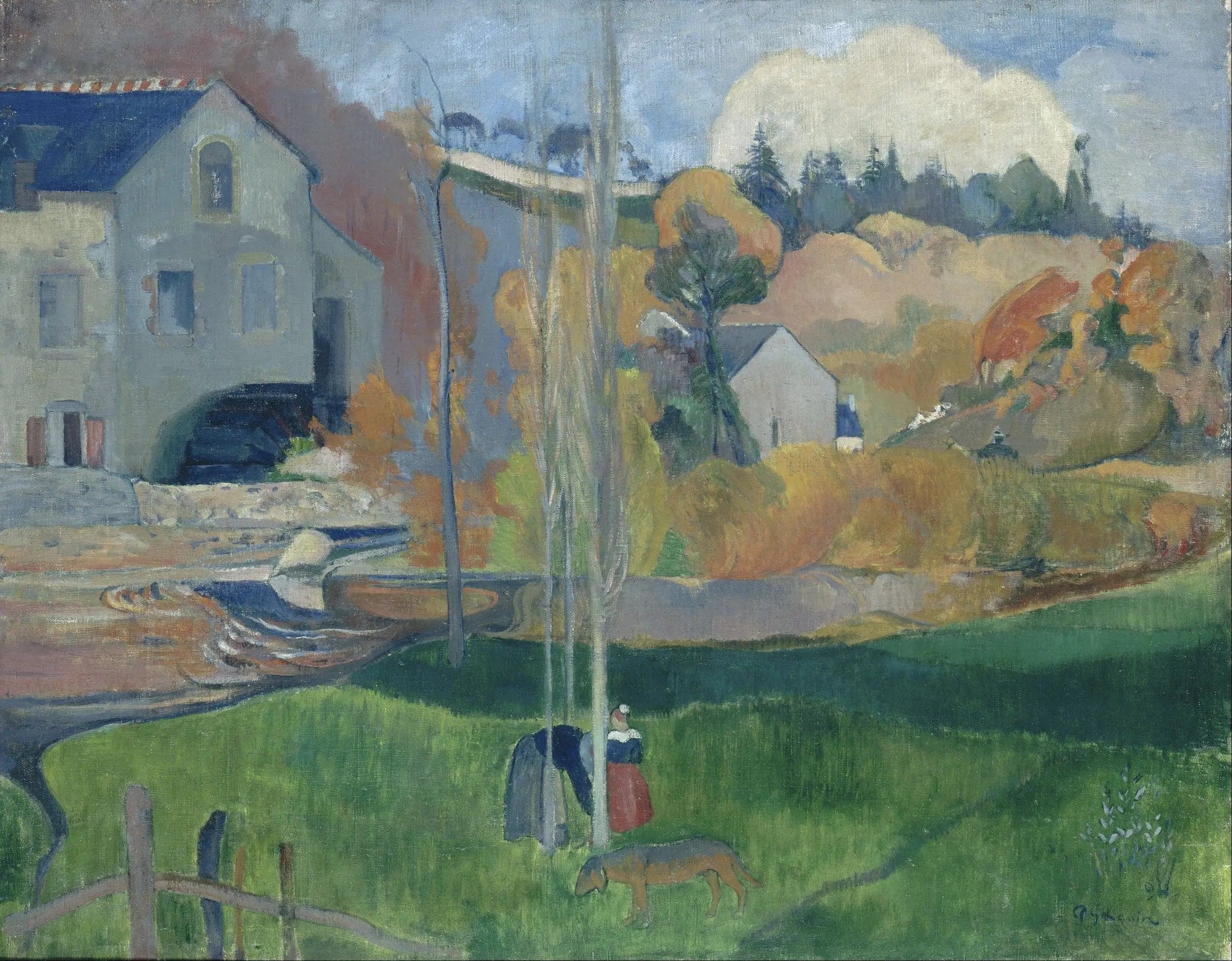 Landscape of Brittany. The David Mill