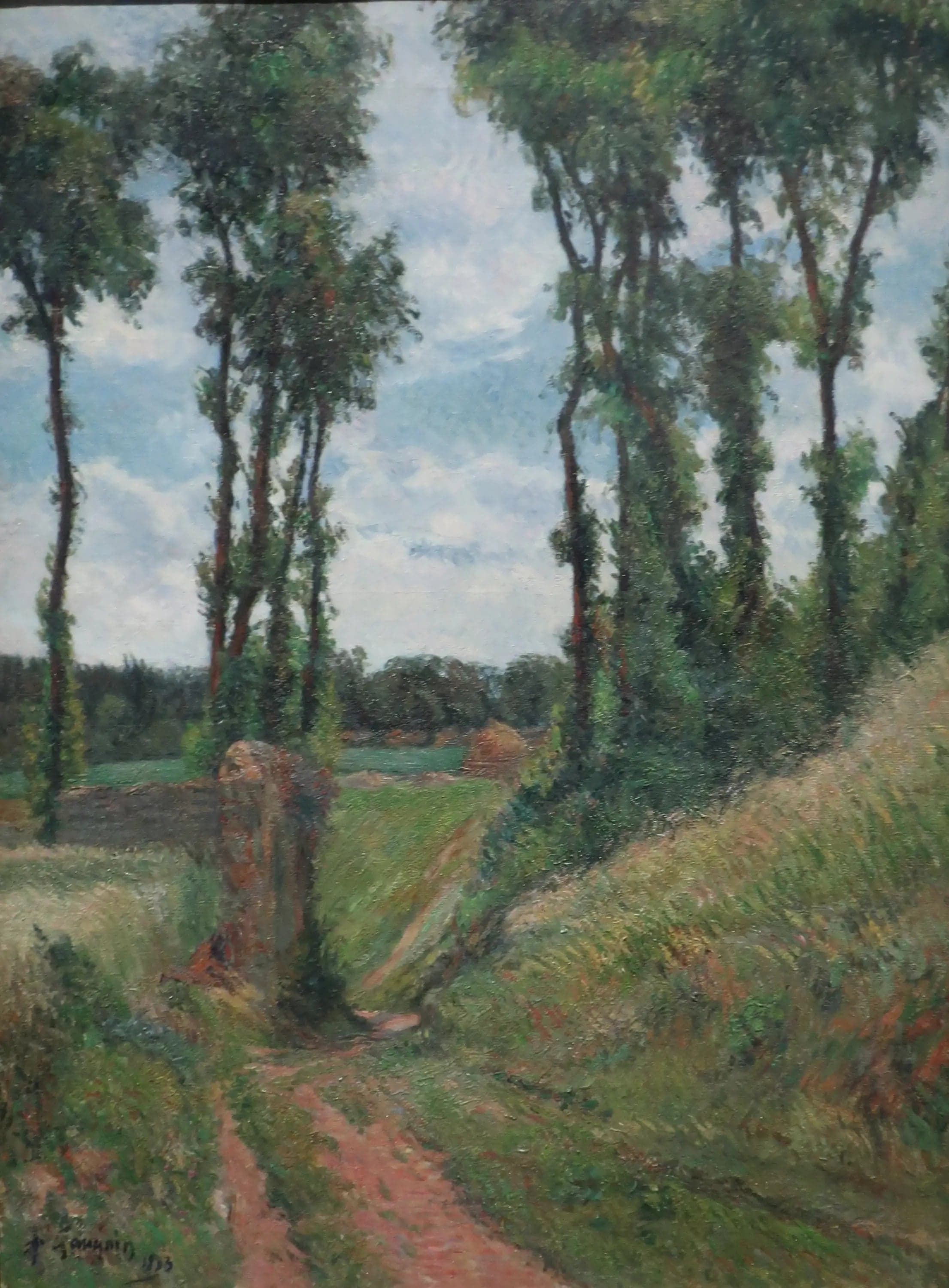 Path among the Poplars, Osny