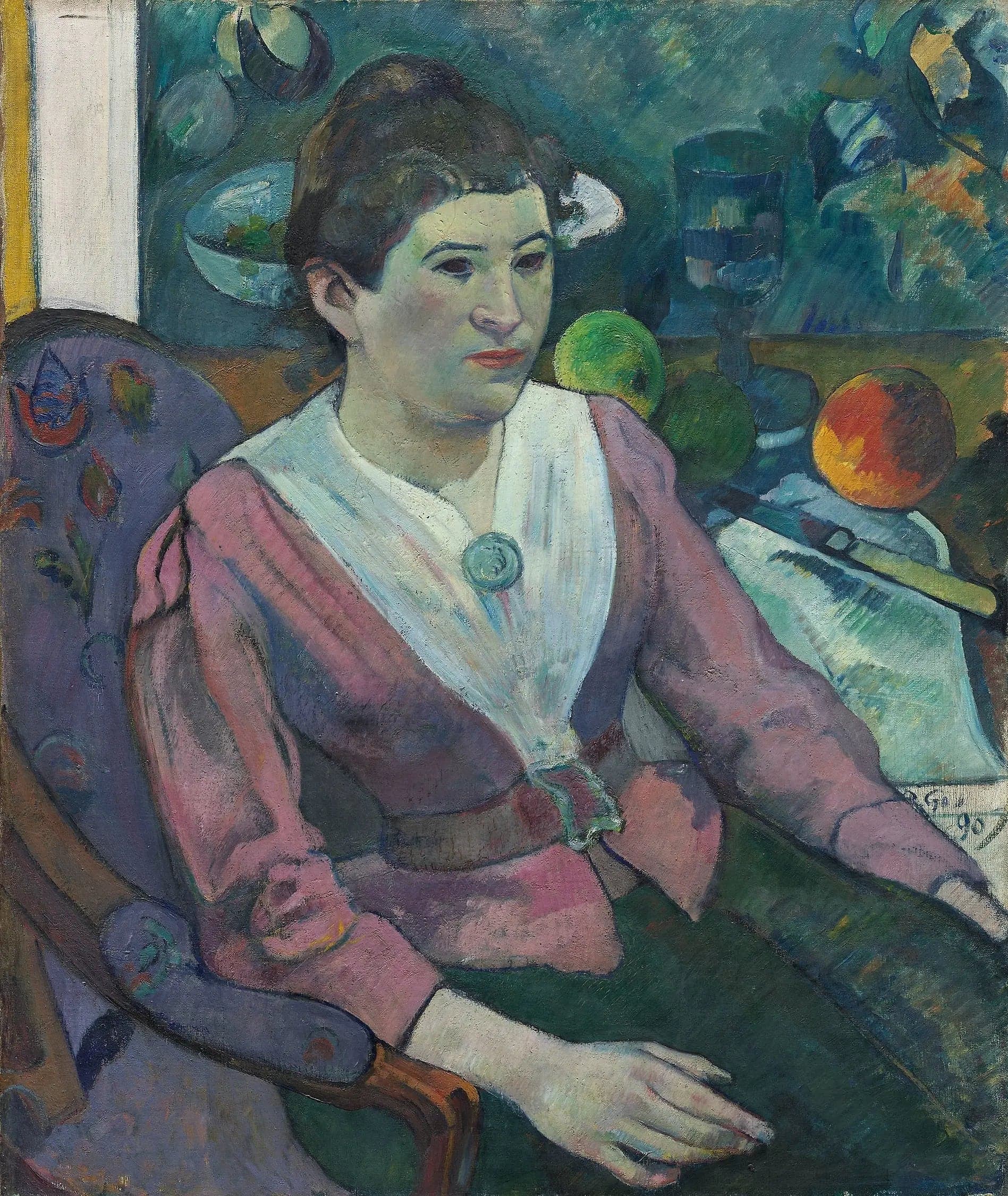Portrait of a Woman with Cézanne's Still Life