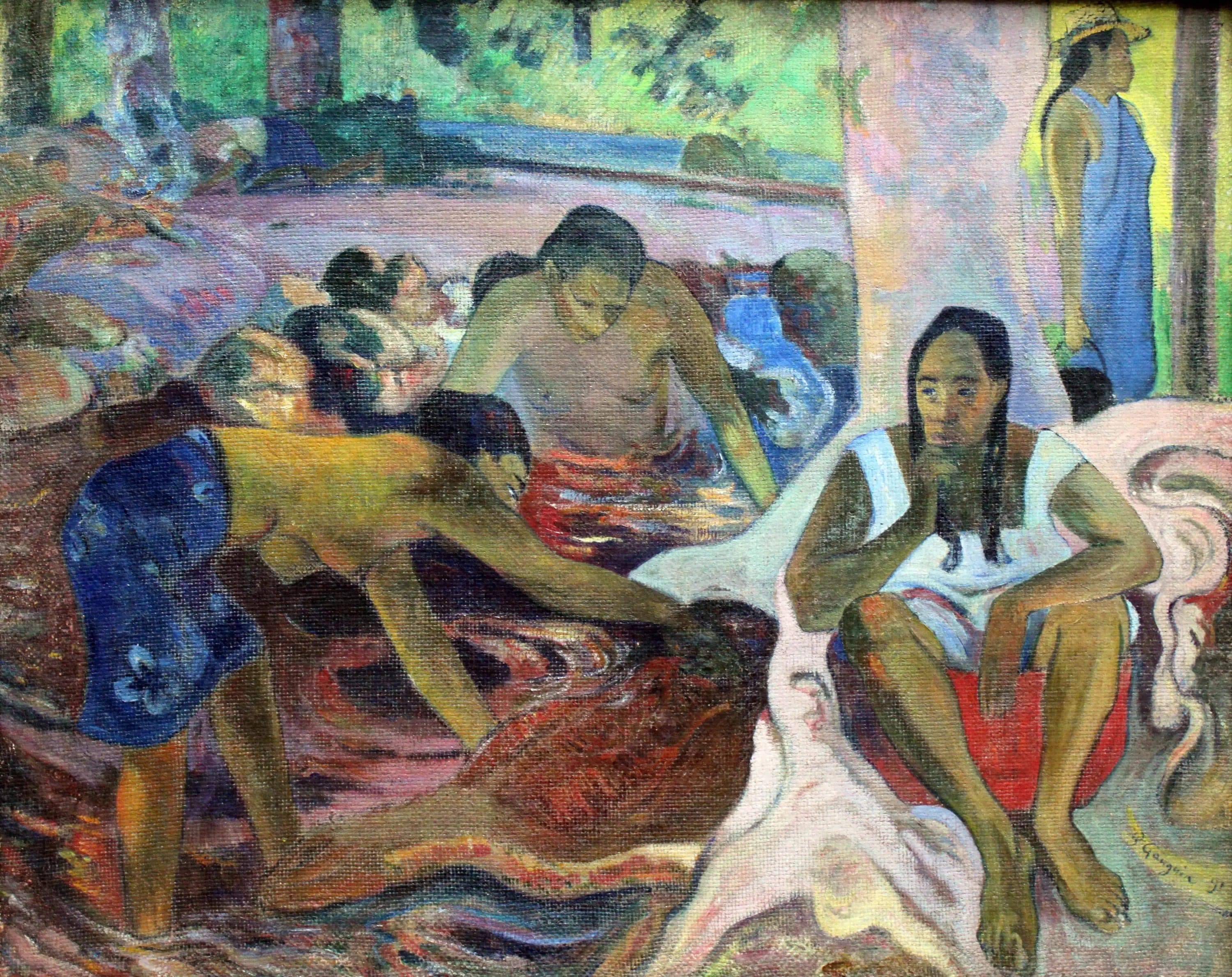 Tahitian Fisherwomen