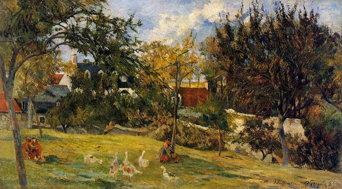 The Geese in the Meadow, or Farm in Normandy