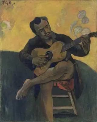 The Guitar Player, Portrait of Francisco Durrio