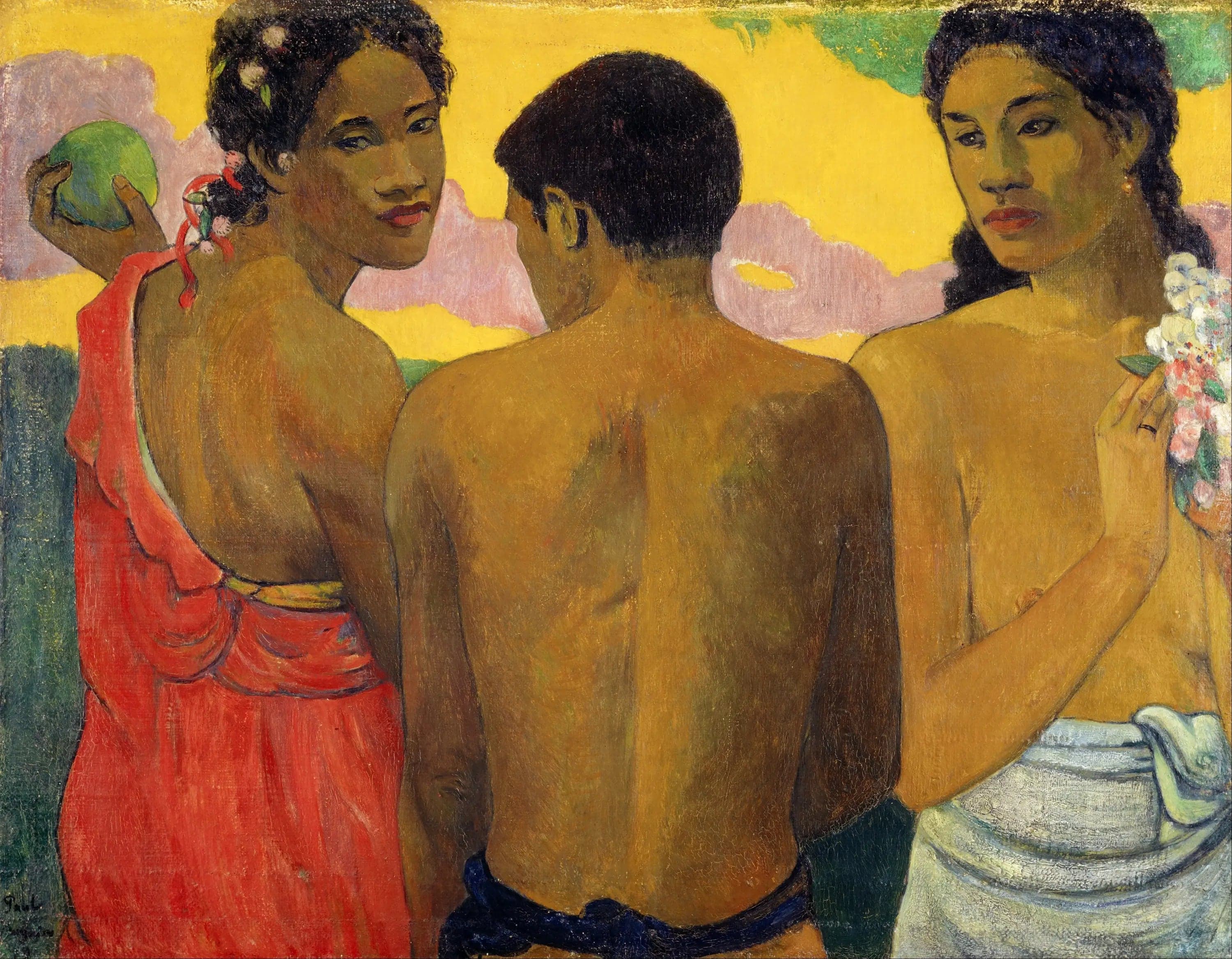 Three Tahitians, or Conversation