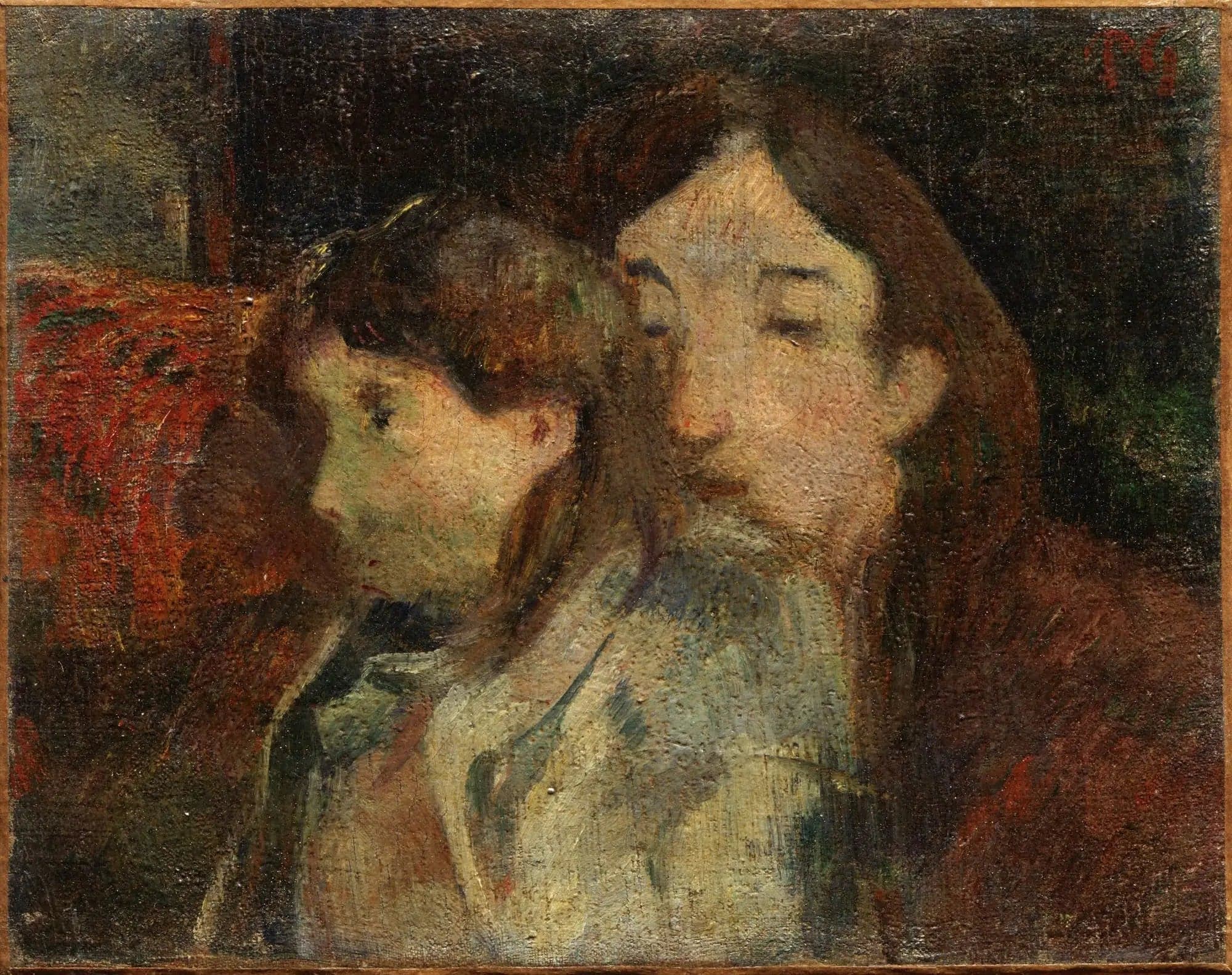 Two Characters on a Sofa, or Artist's Vision